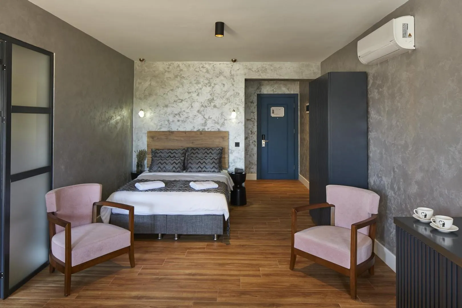 Bed in Sifne Thermal Otel