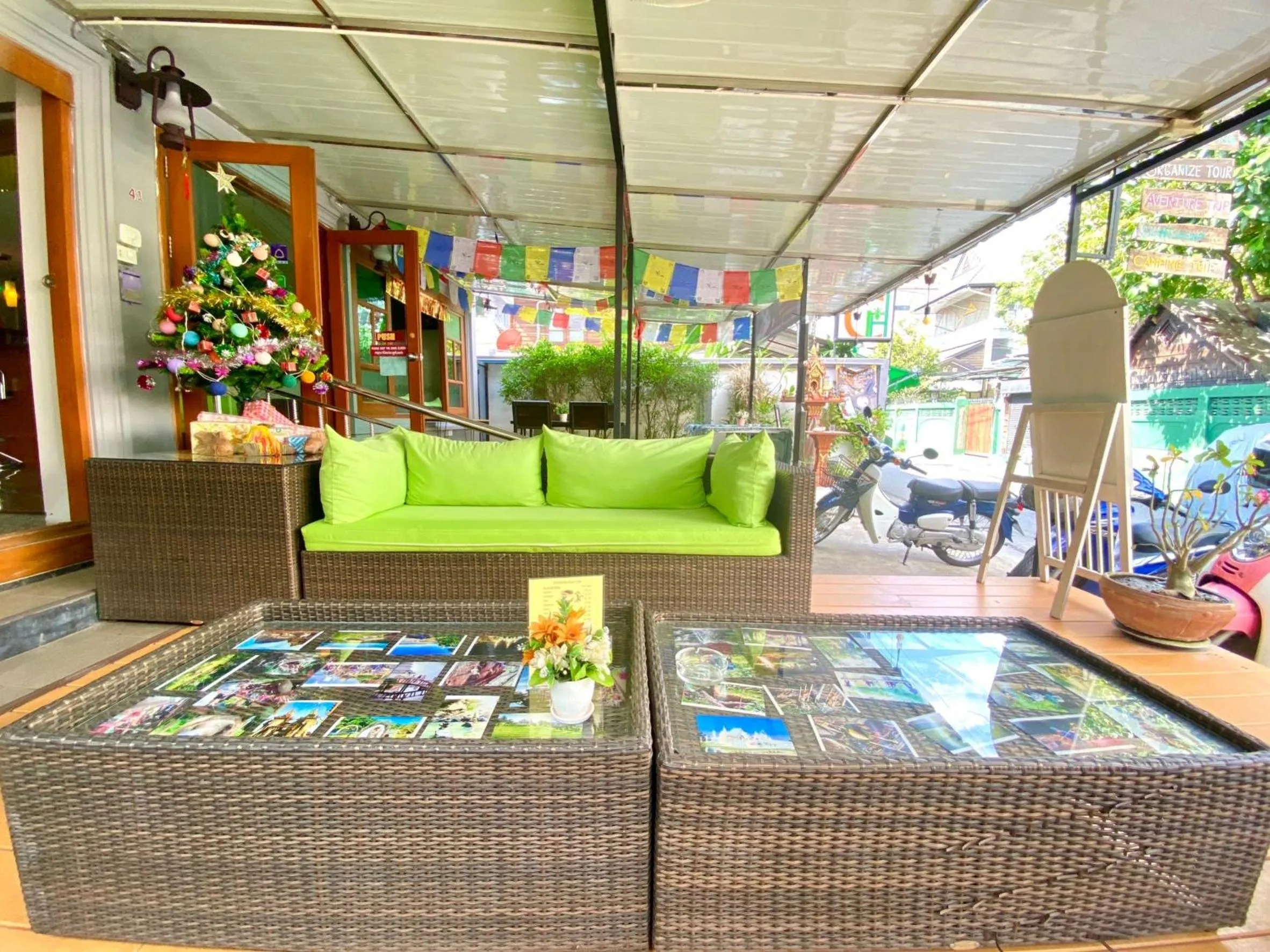 Seating area in Chinda Boutique Hotel