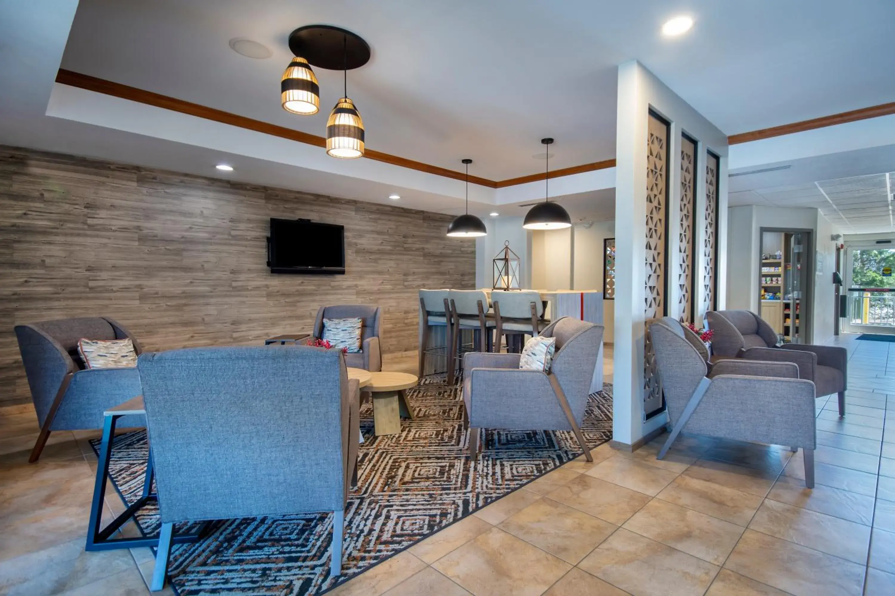 Lobby or reception in Candlewood Suites Buffalo Amherst by IHG Lobby or reception in Candlewood Suites Buffalo Amherst by IHG
