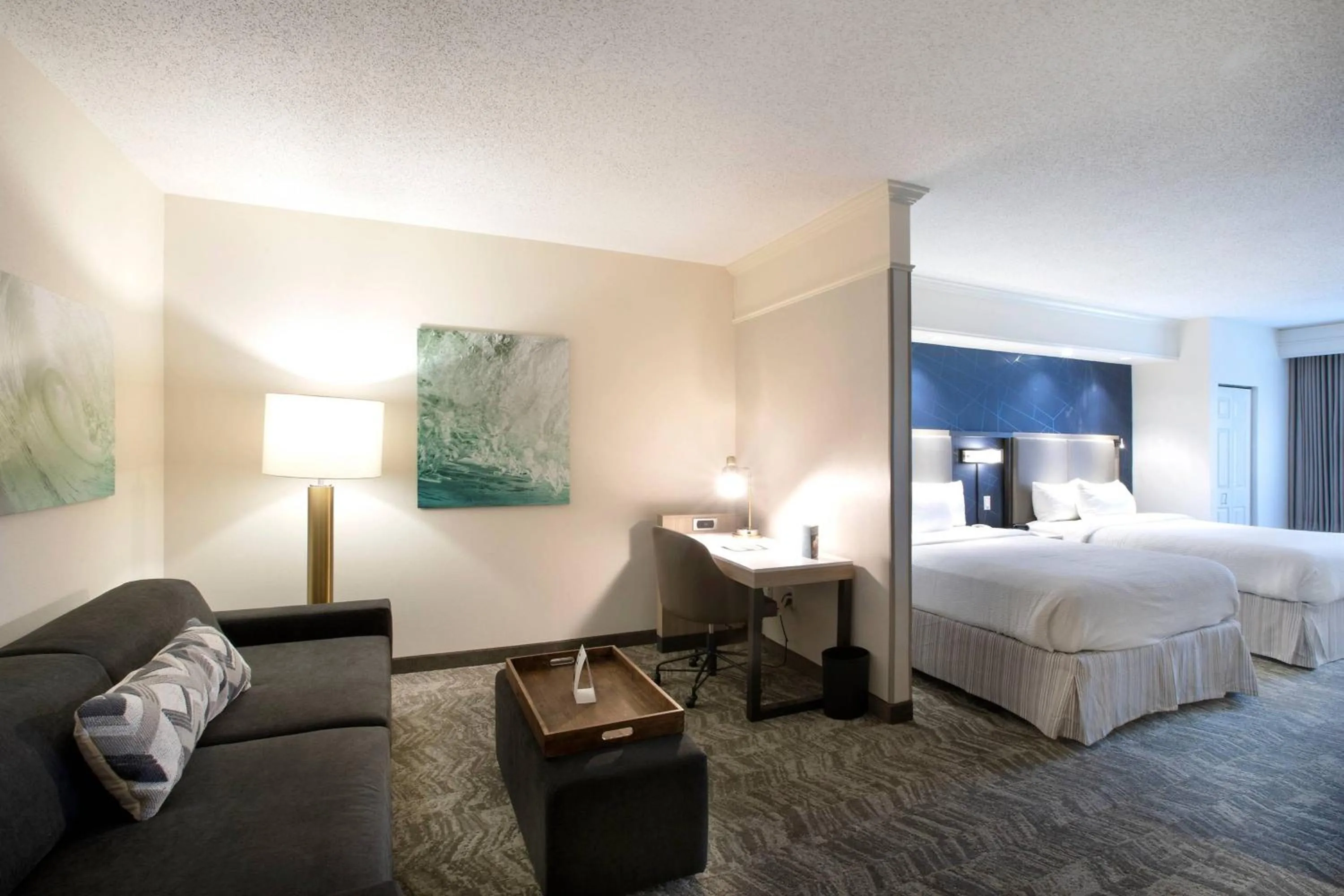 Photo of the whole room, Bed in SpringHill Suites by Marriott Savannah I-95 South