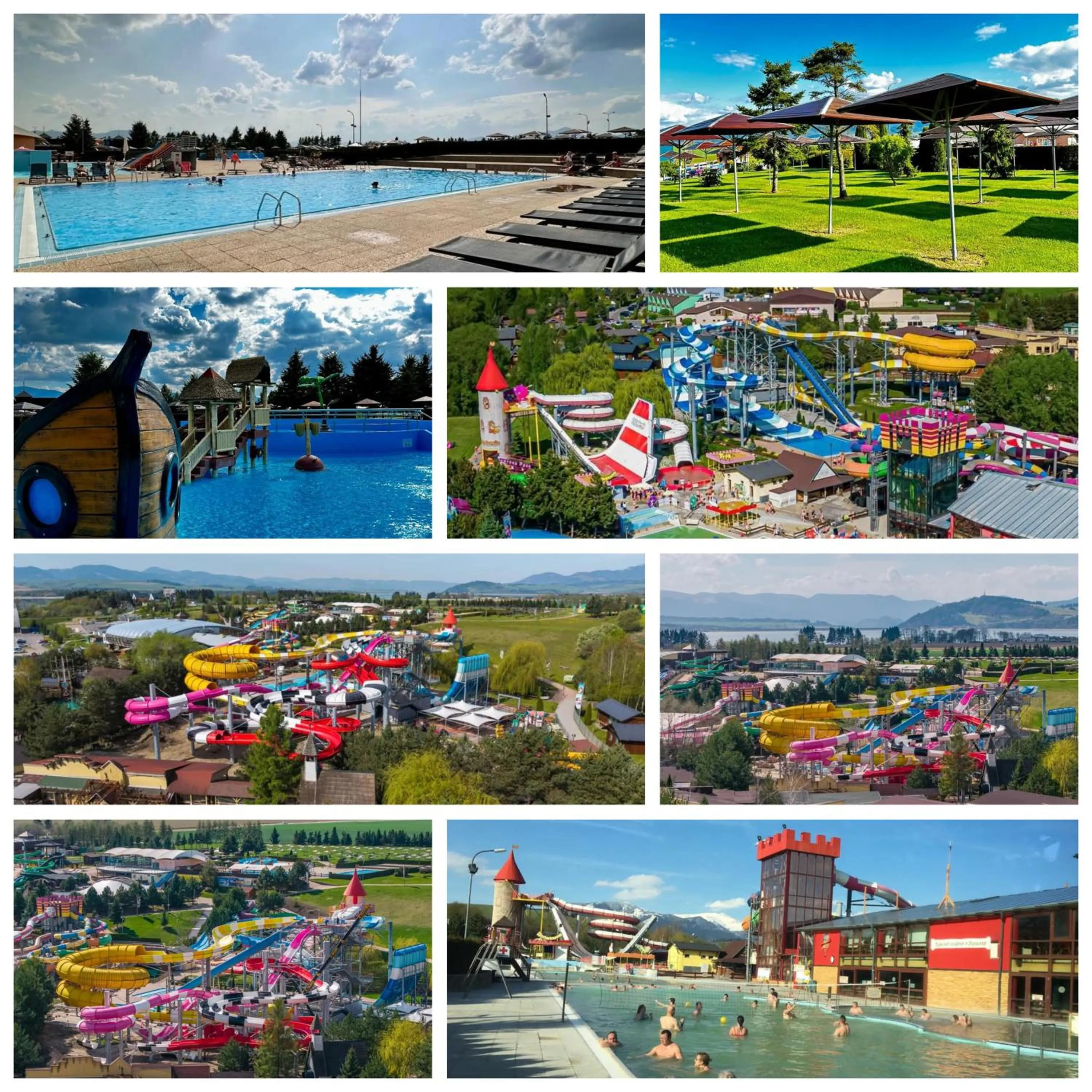 Pool view in Tatralandia Chatky