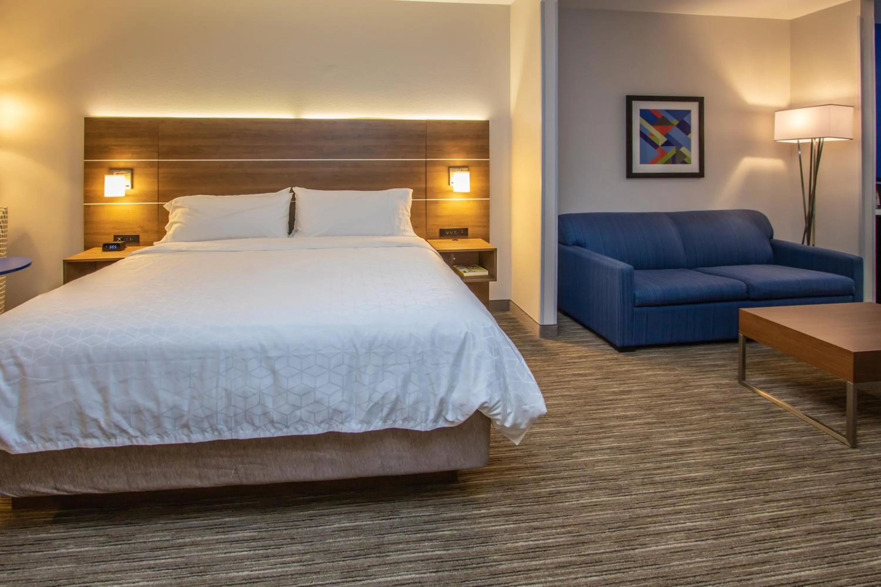 Photo of the whole room, Bed in Holiday Inn Express Hotel & Suites Roseville - Galleria Area by IHG