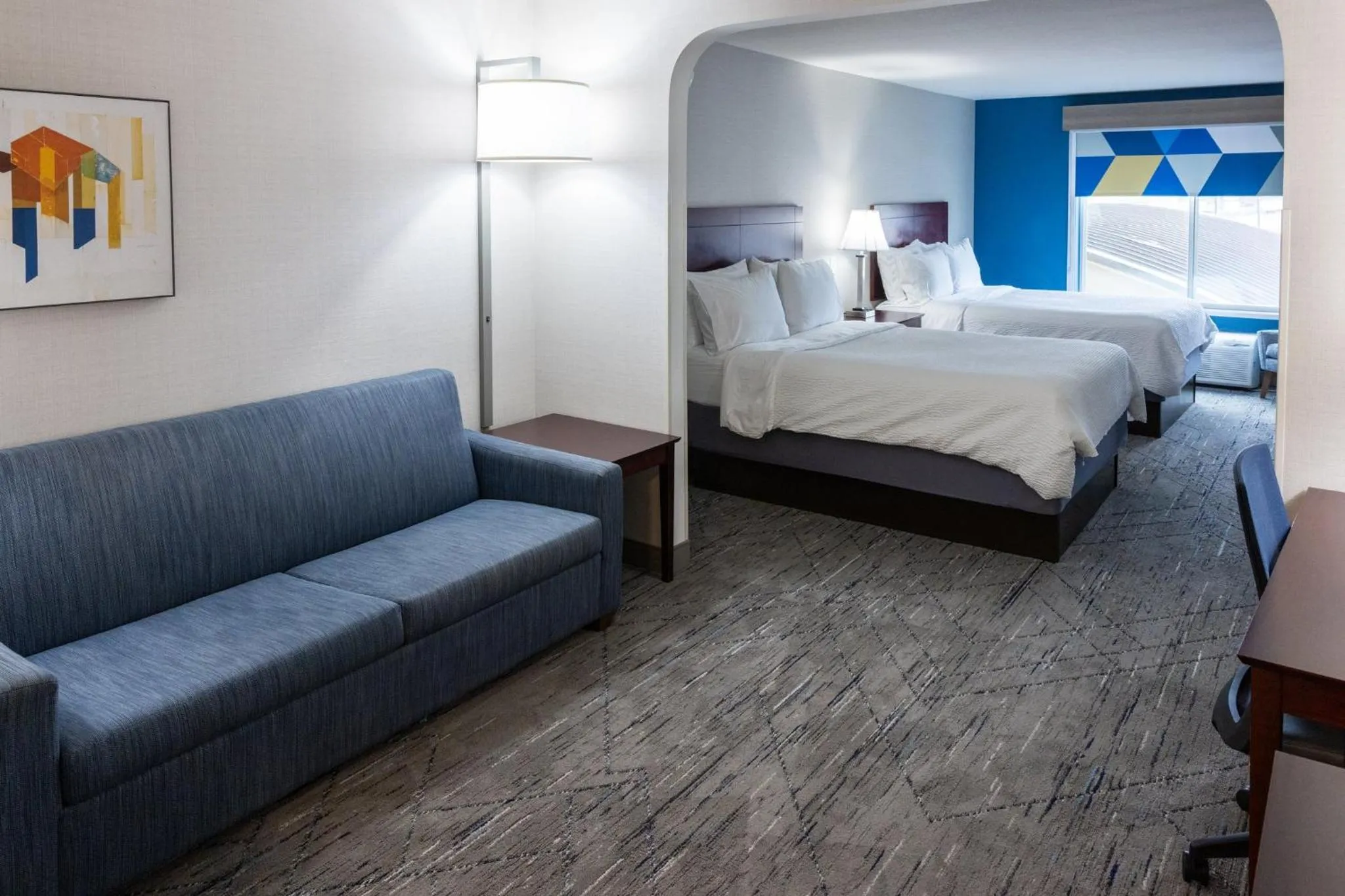 Photo of the whole room, Bed in Holiday Inn Express Hotel & Suites Wichita Airport by IHG