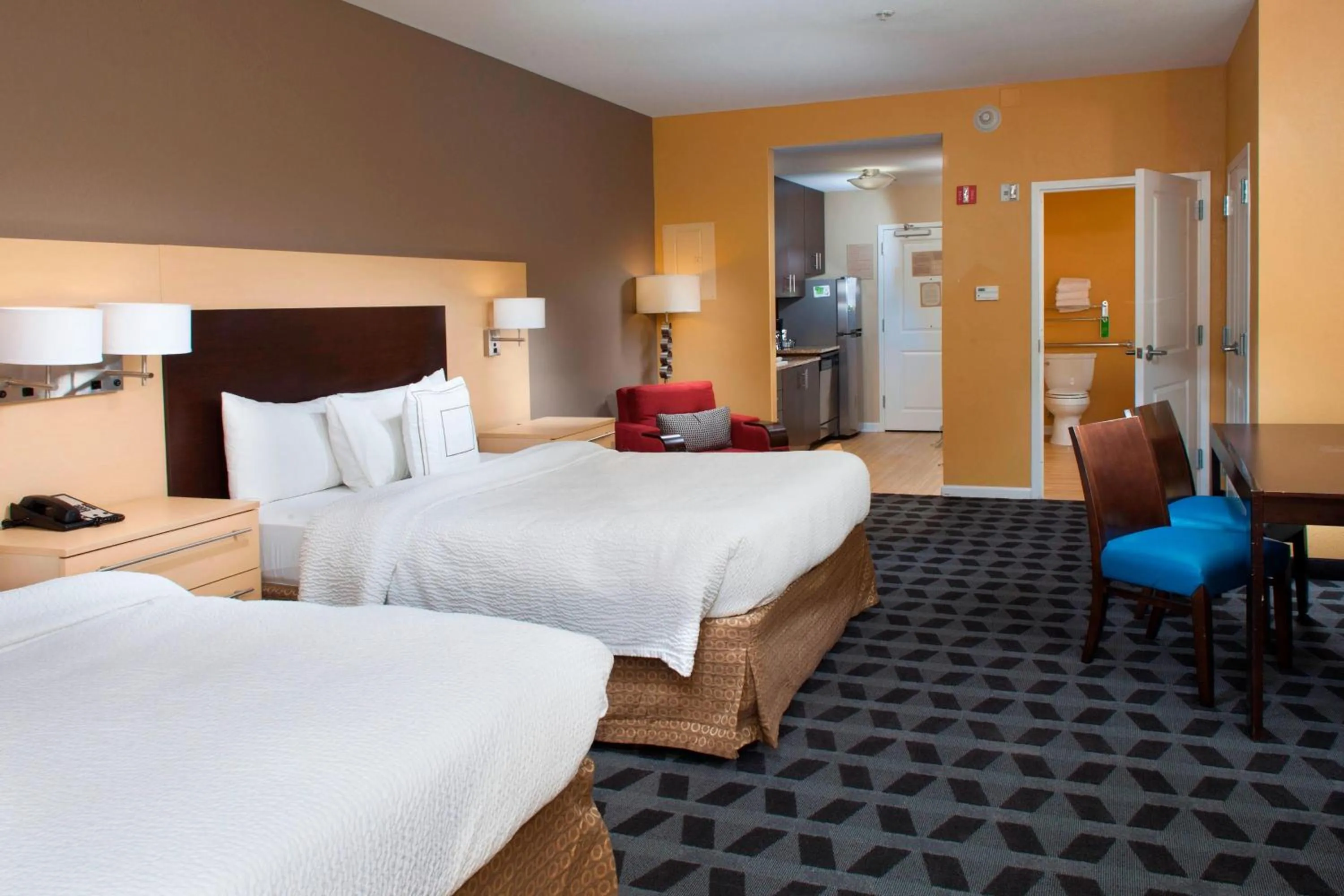 Bedroom, Bed in TownePlace Suites by Marriott Savannah Airport