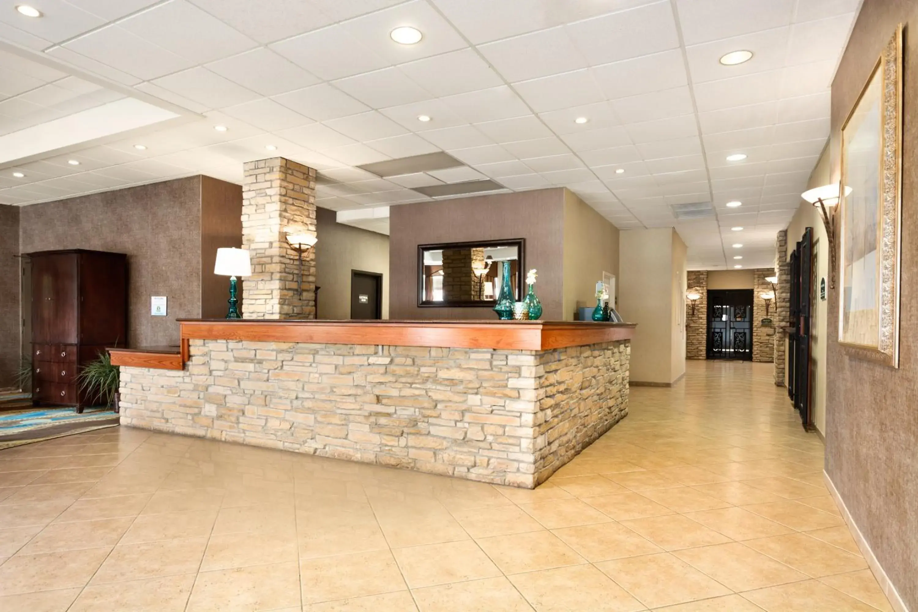 Lobby or reception in Wyndham Garden Wichita Downtown Lobby or reception in Wyndham Garden Wichita Downtown