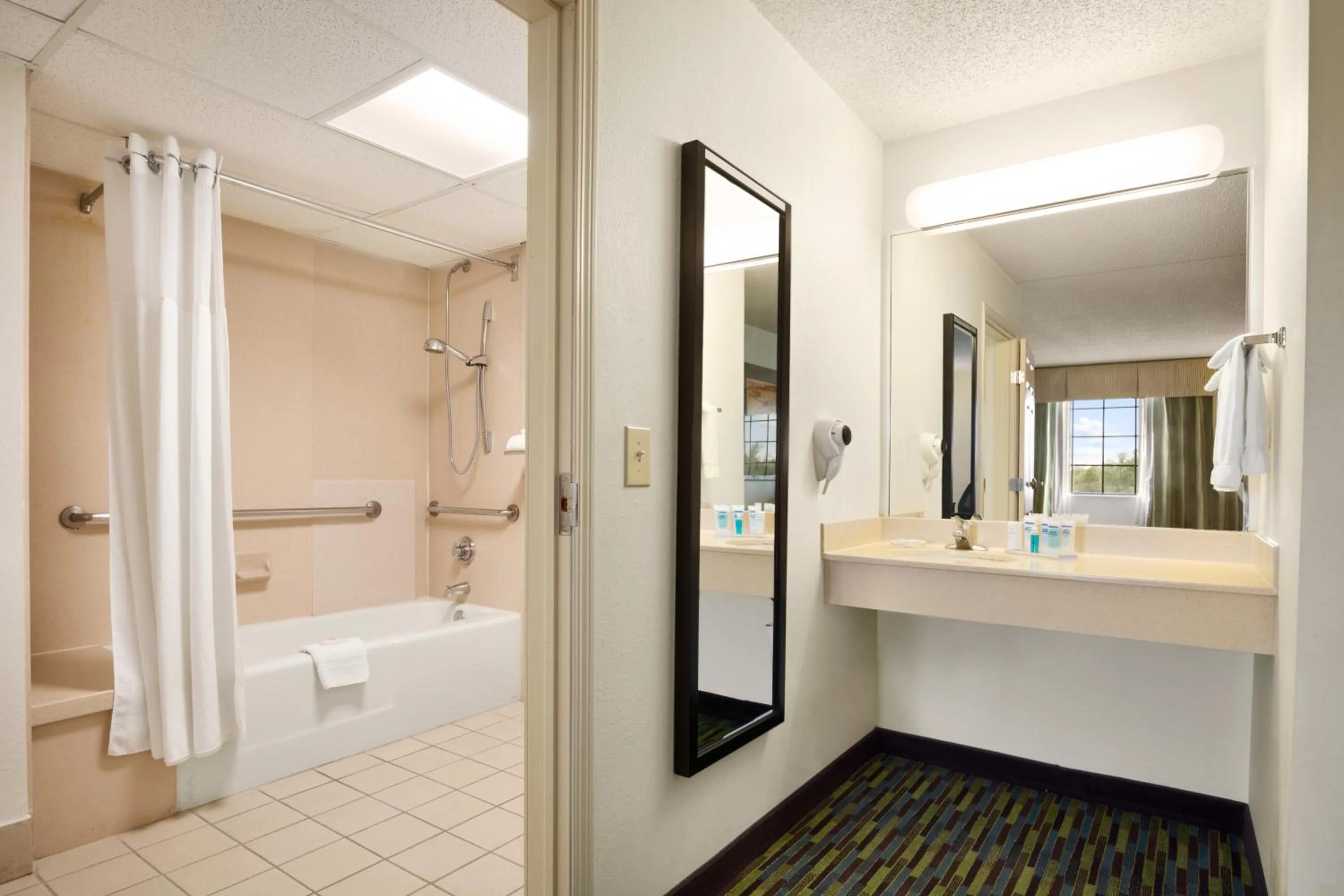 Bathroom in Wyndham Garden Wichita Downtown