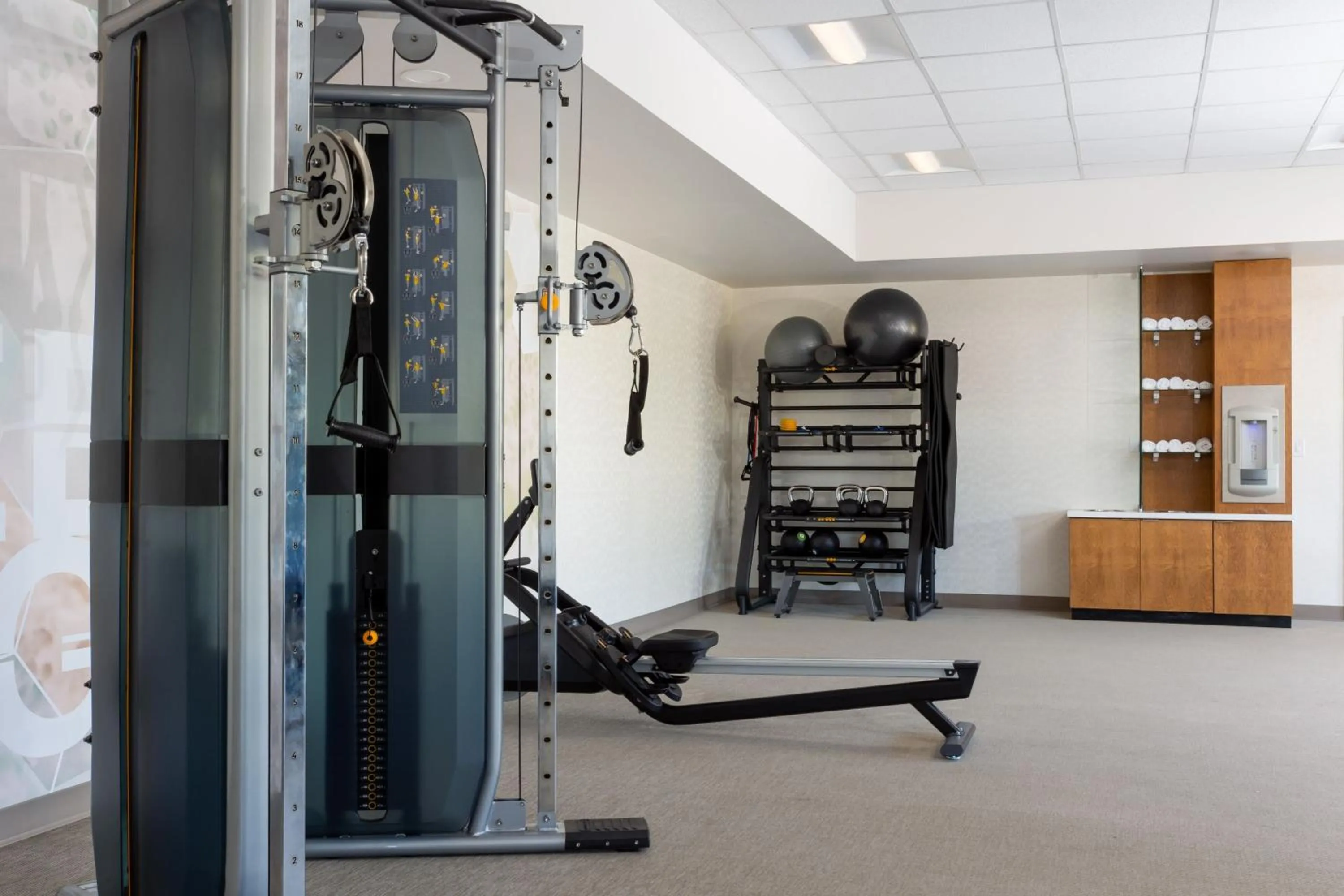 Fitness centre/facilities in SpringHill Suites by Marriott Sacramento Roseville