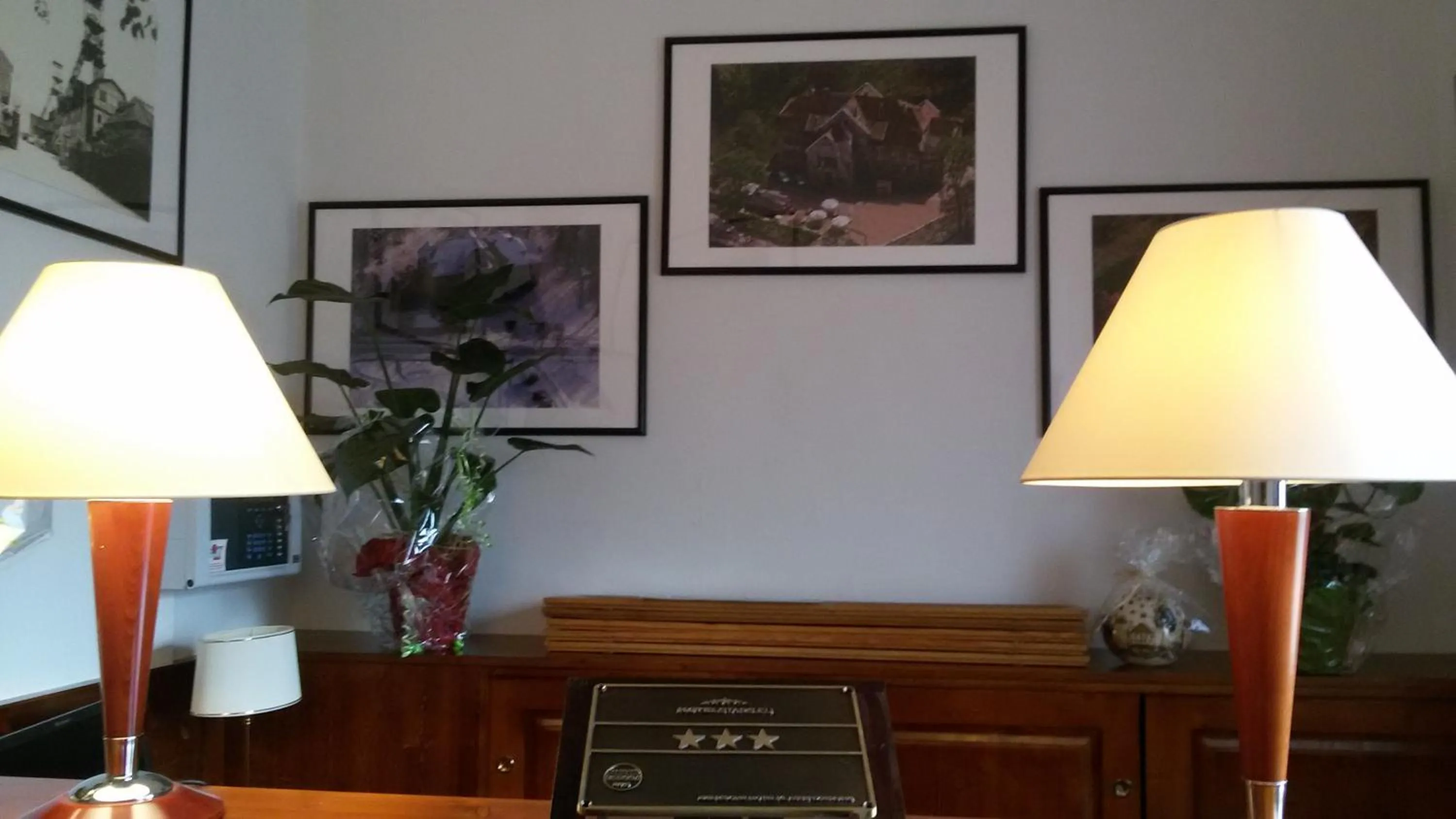 Lobby or reception in Waldschlösschen Wangen