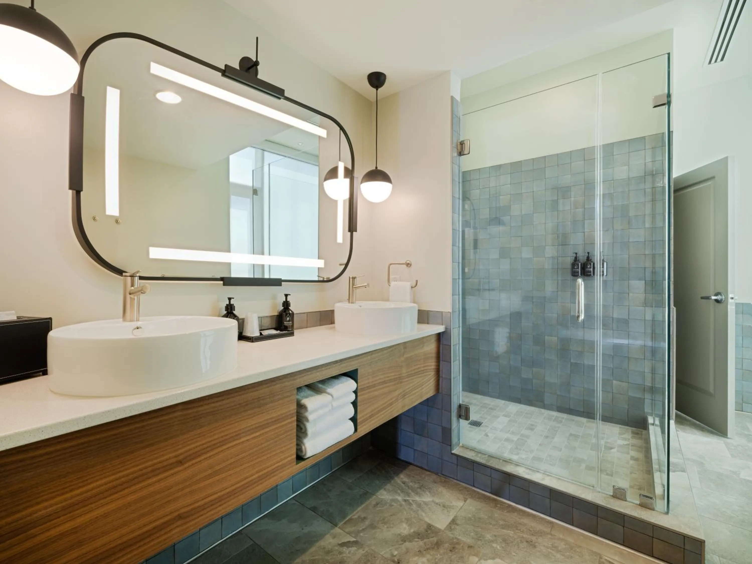 Shower in Hotel Indigo Asheville Downtown by IHG