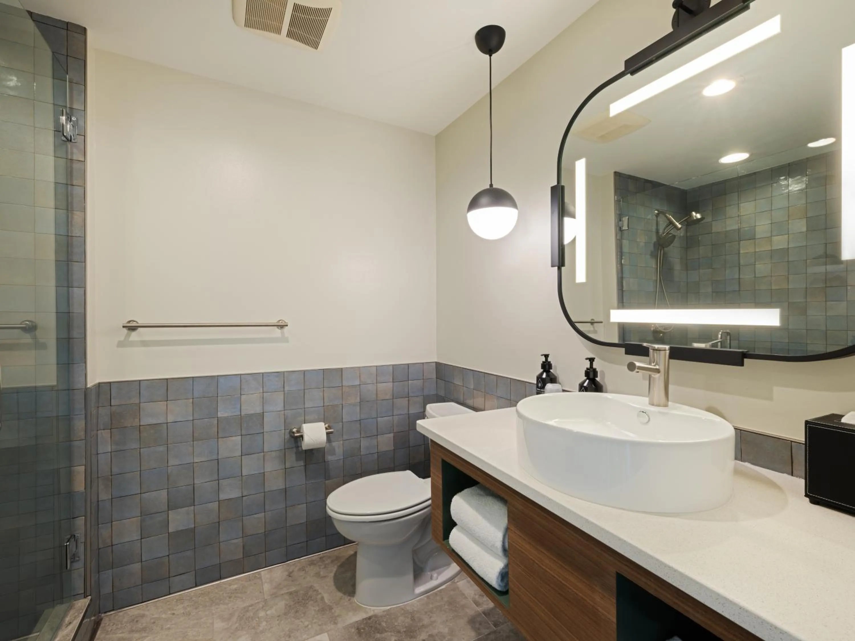 Shower in Hotel Indigo Asheville Downtown by IHG