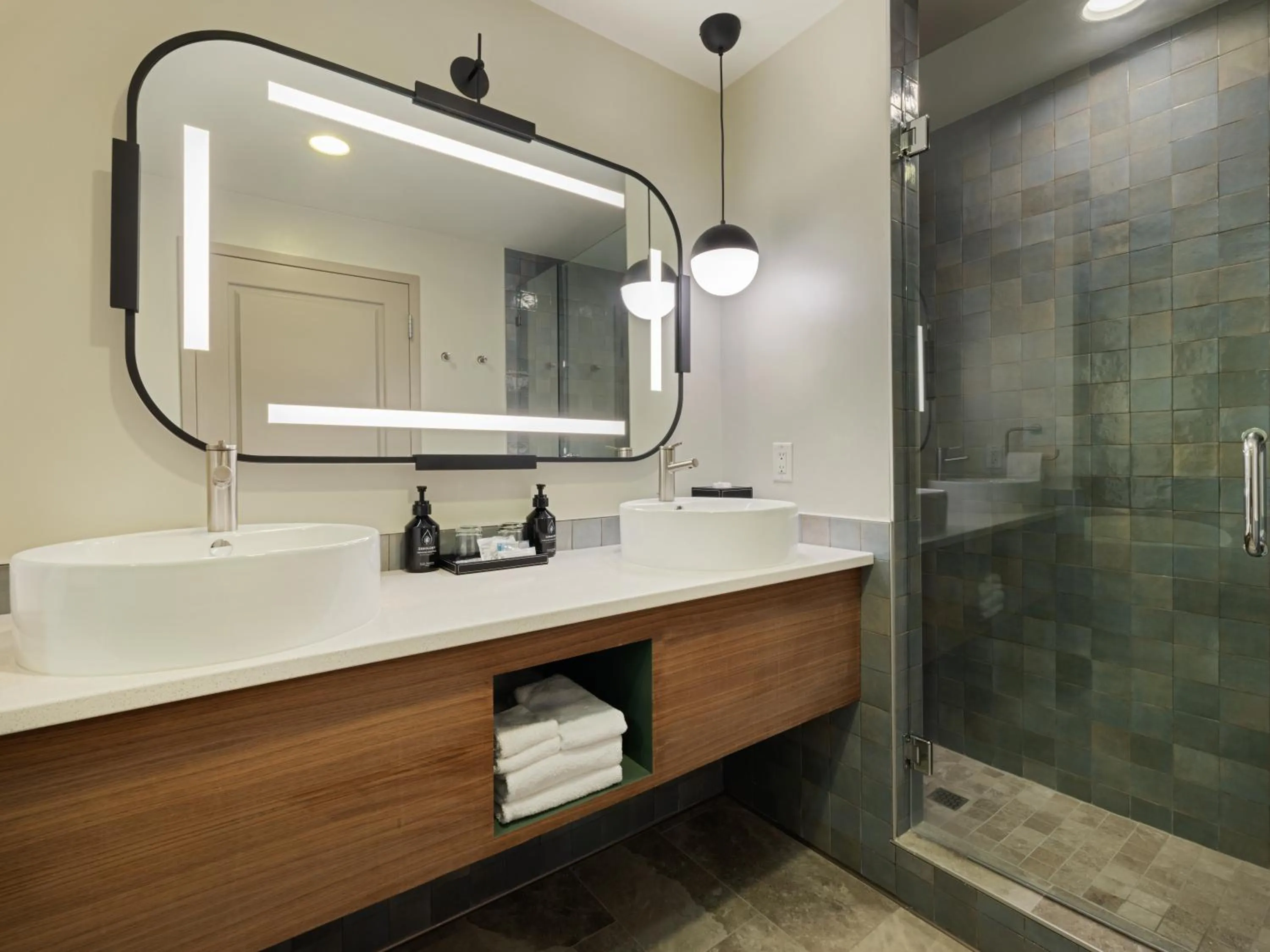 Shower in Hotel Indigo Asheville Downtown by IHG