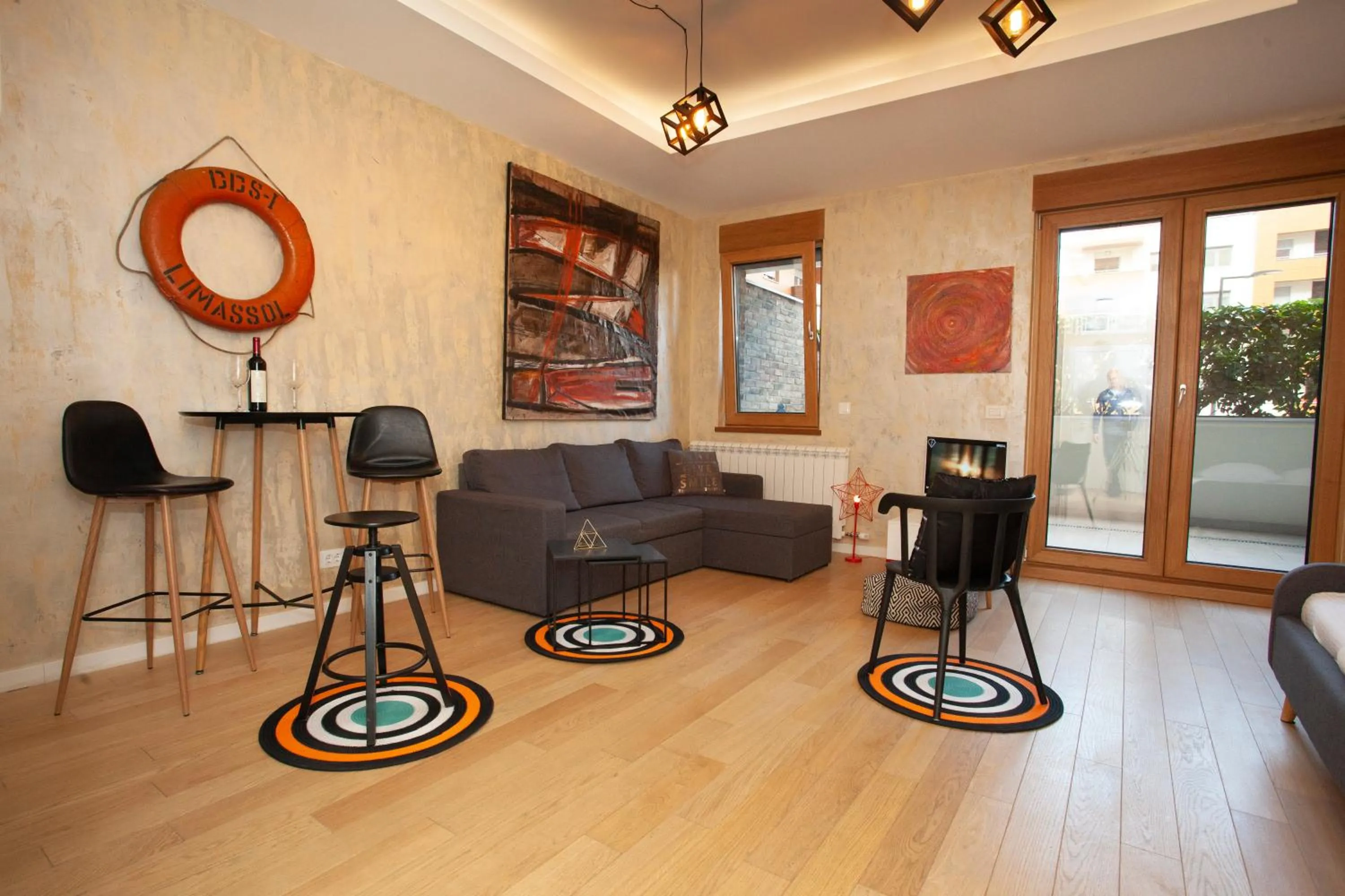 Living room in Gentleman Dog Apartment