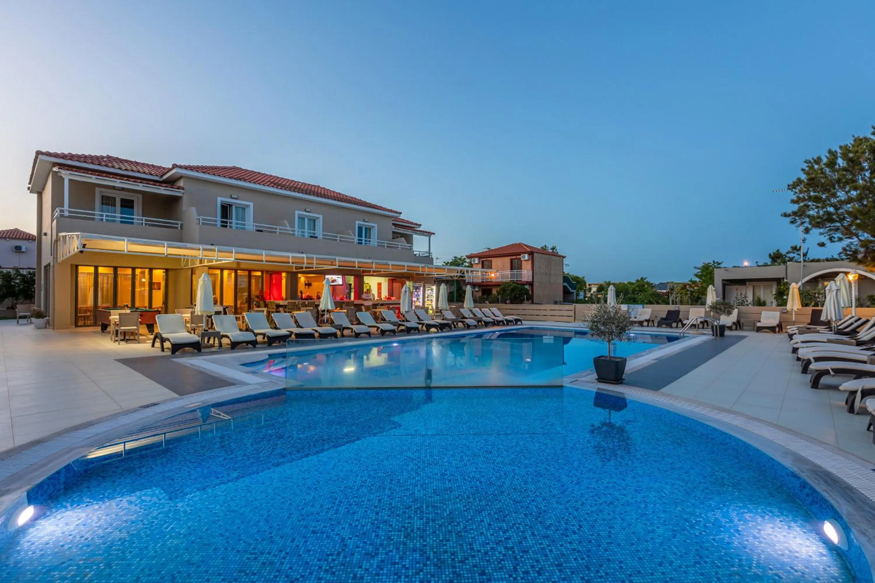 Pool view in Esperia Hotel