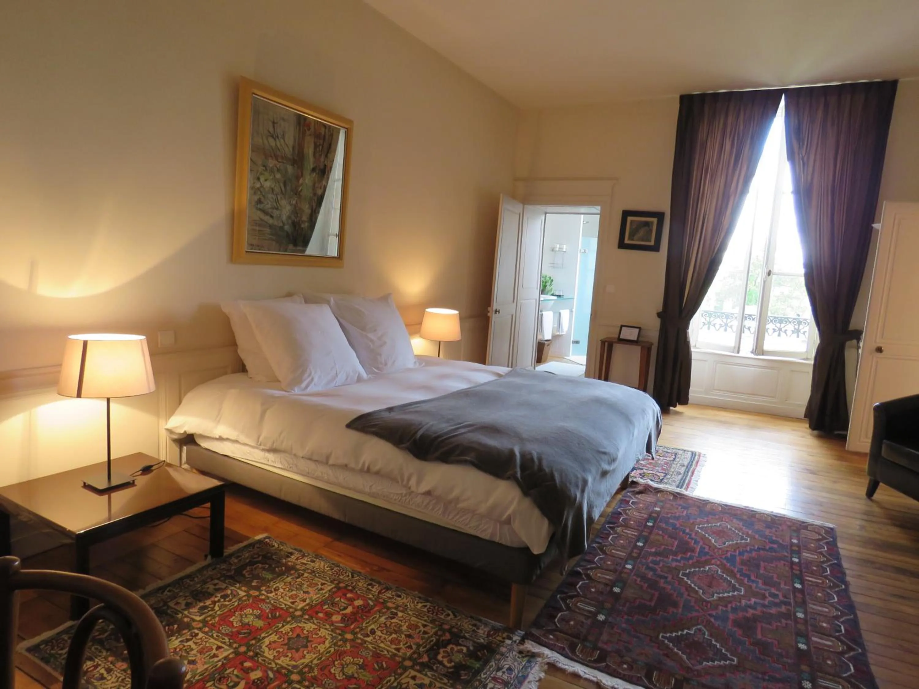 Bed in B&B Le Jardin de Carco