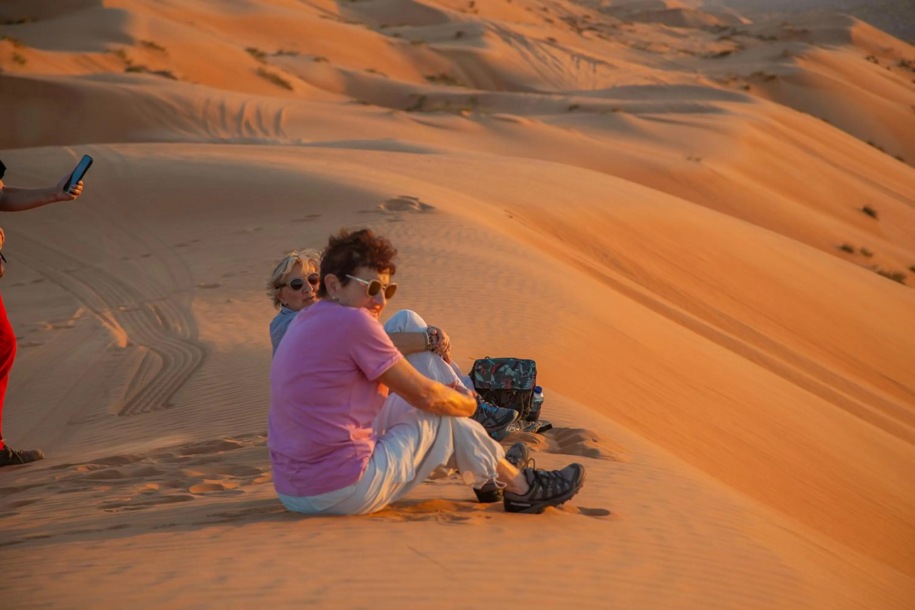 Guests in Sands Dream Tourism Camp
