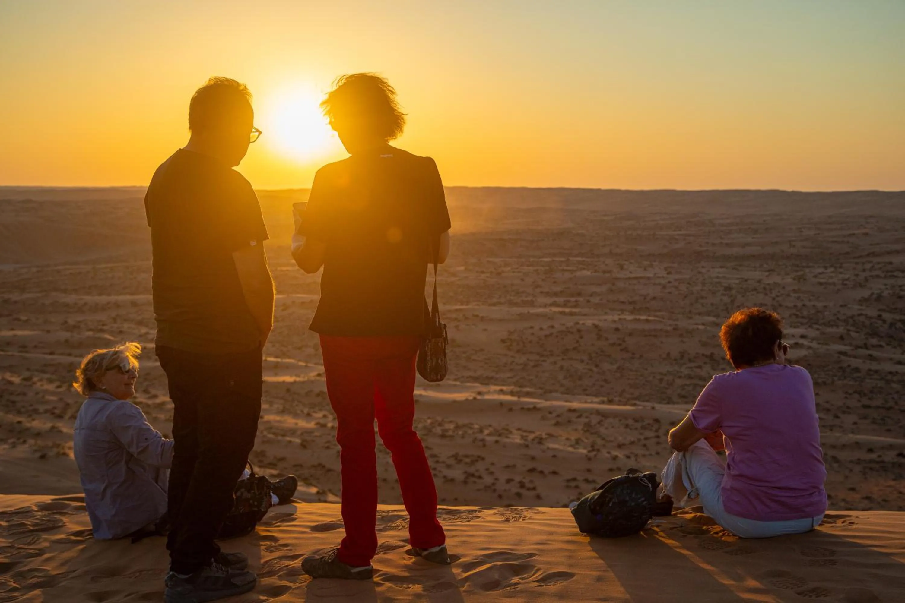Sunset in Sands Dream Tourism Camp
