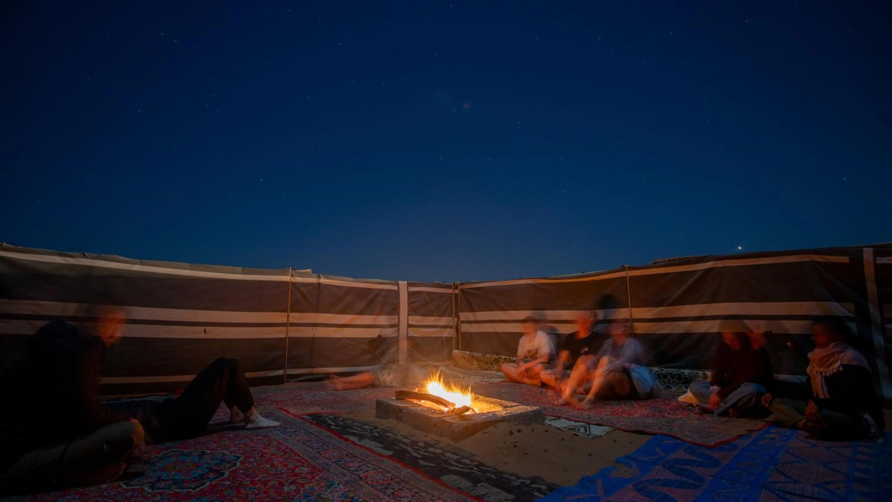 fireplace in Sands Dream Tourism Camp