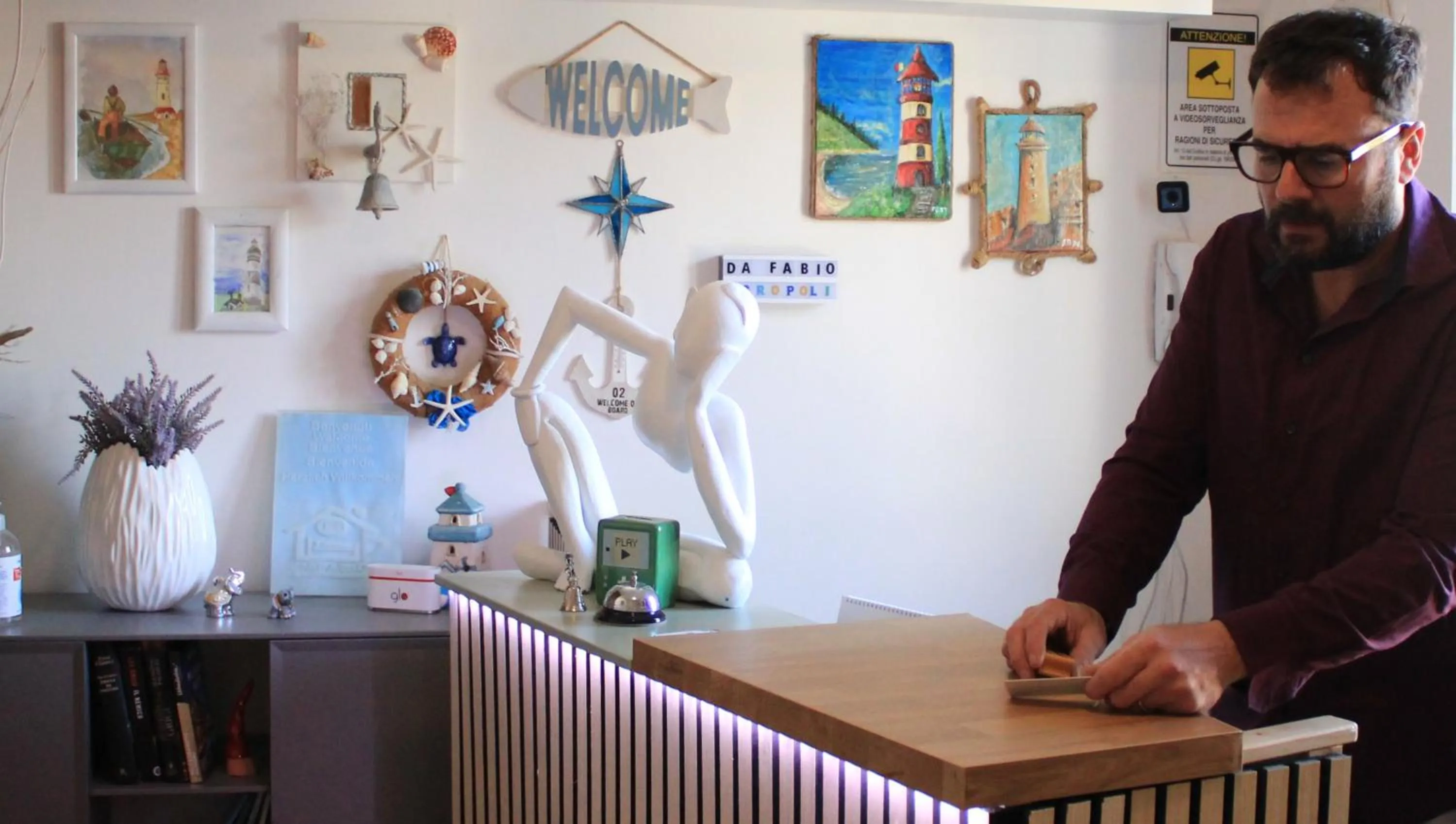 Staff in Da Fabio Bed and Breakfast