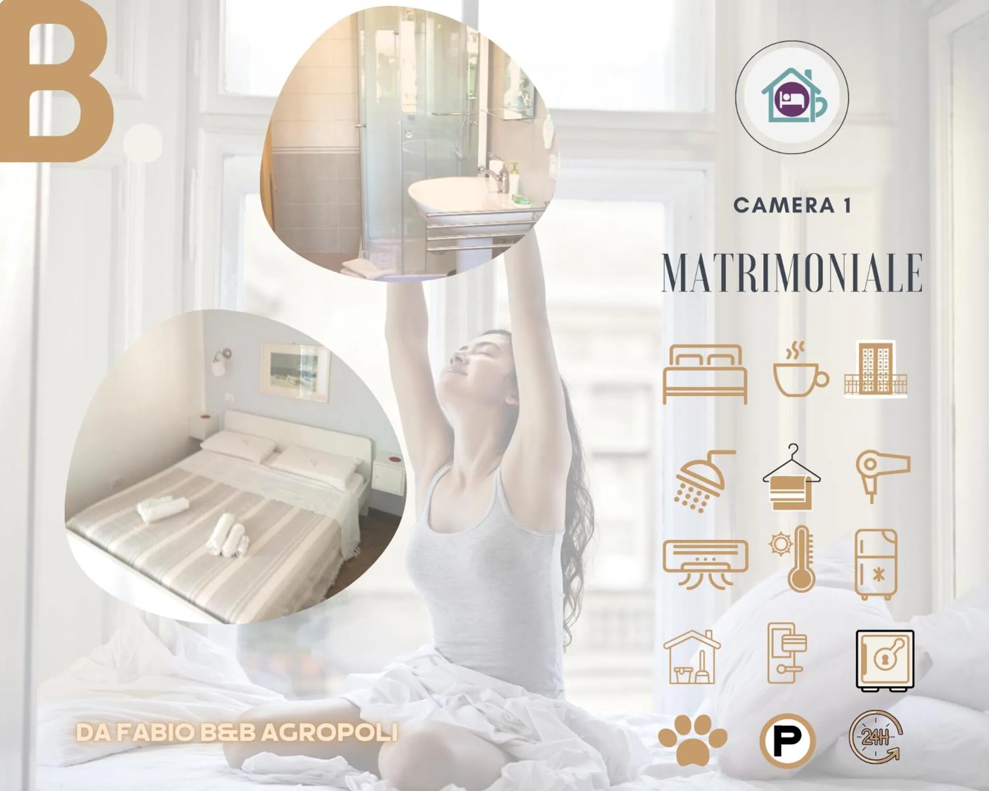 Bathroom in Da Fabio Bed and Breakfast