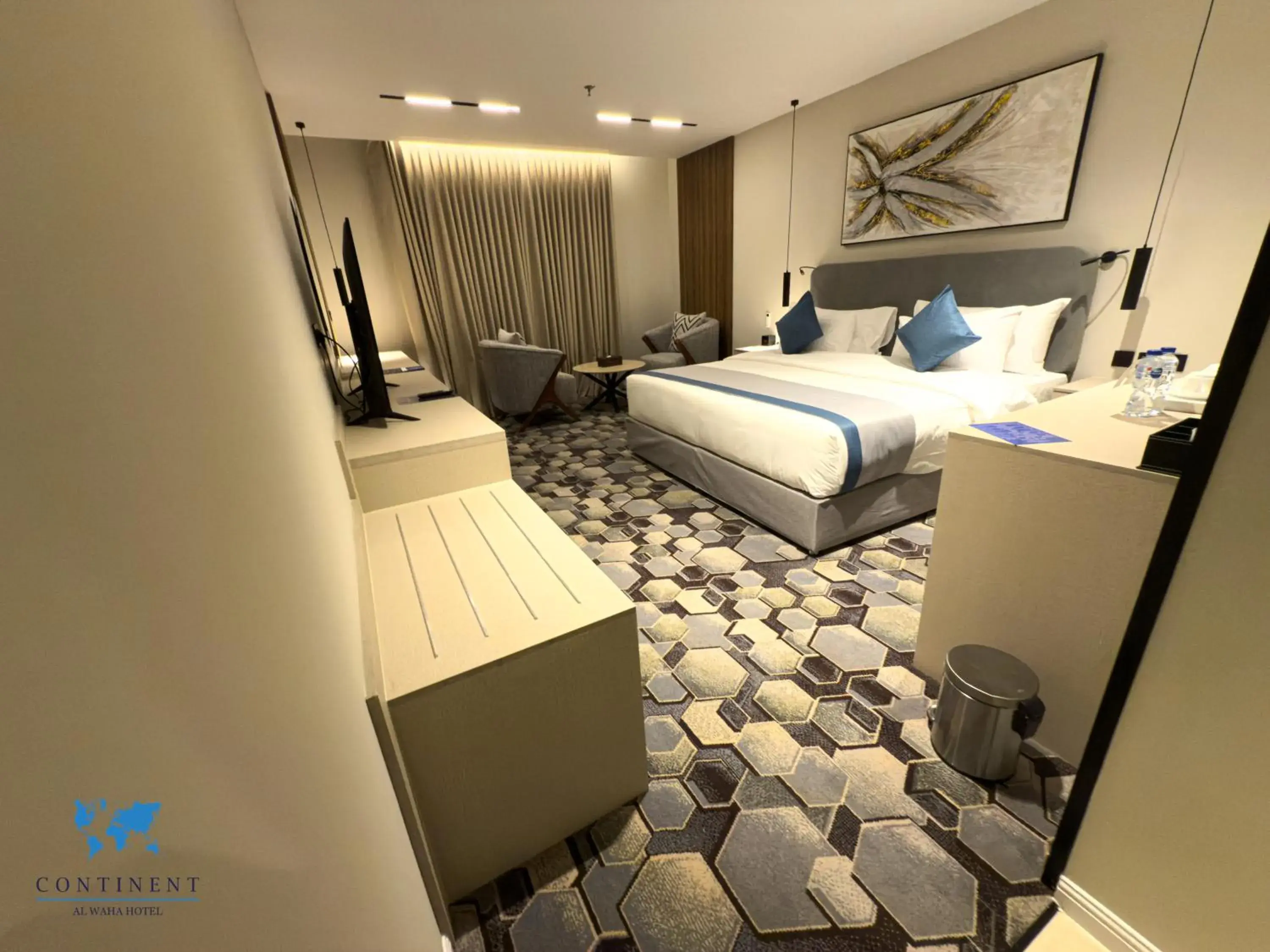 Photo of the whole room, Bed in Continent Al Waha Hotel Riyad Photo of the whole room, Bed in Continent Al Waha Hotel Riyad