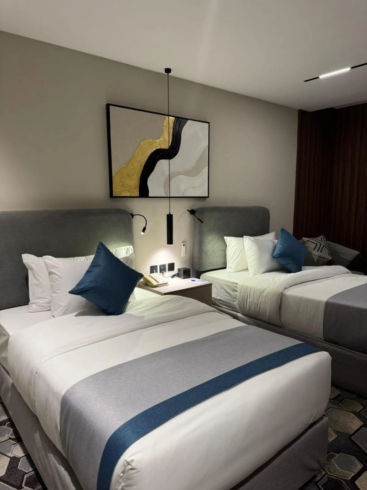 Bed in Continent Al Waha Hotel Riyad