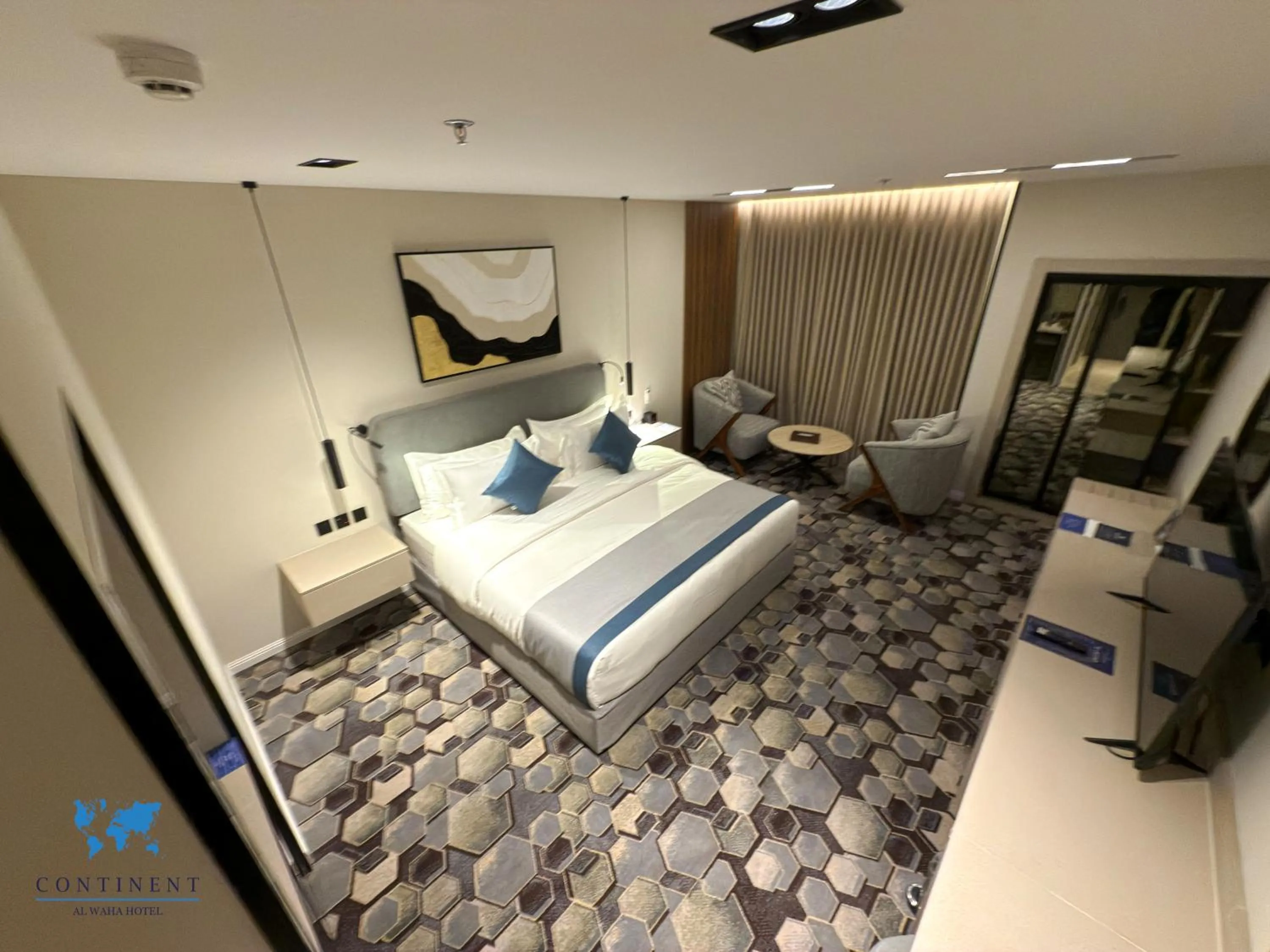 Bedroom, Bed in Continent Al Waha Hotel Riyad