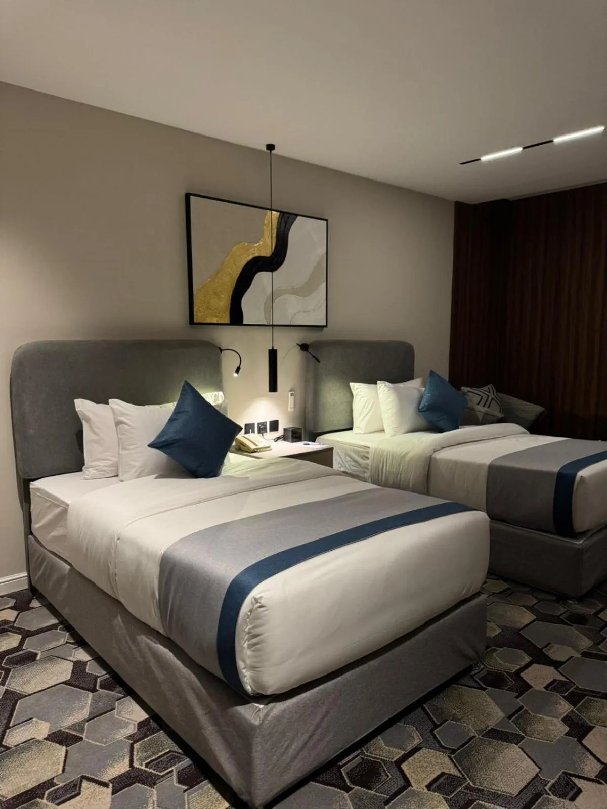 Bed in Continent Al Waha Hotel Riyad