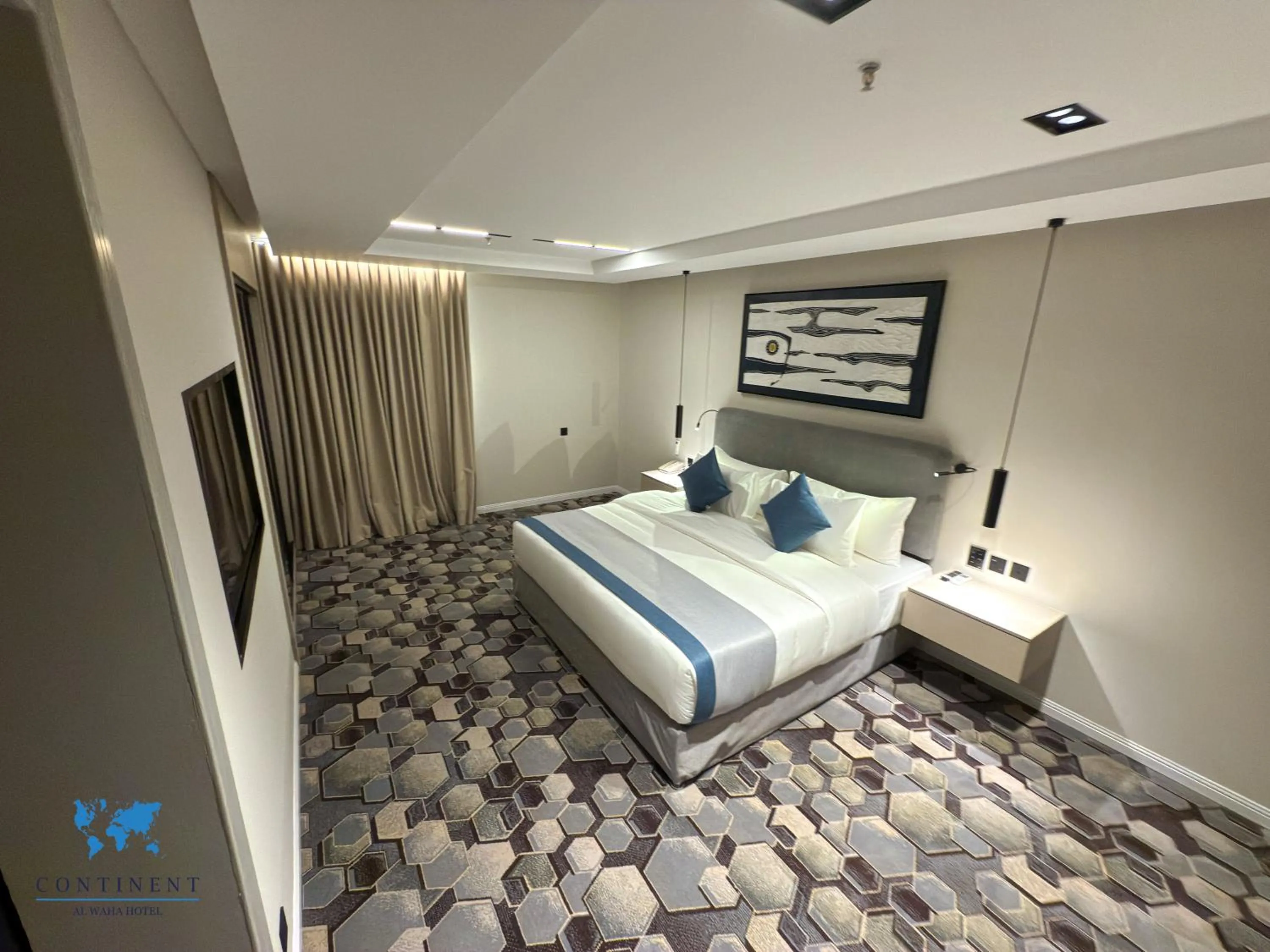 Bedroom, Bed in Continent Al Waha Hotel Riyad