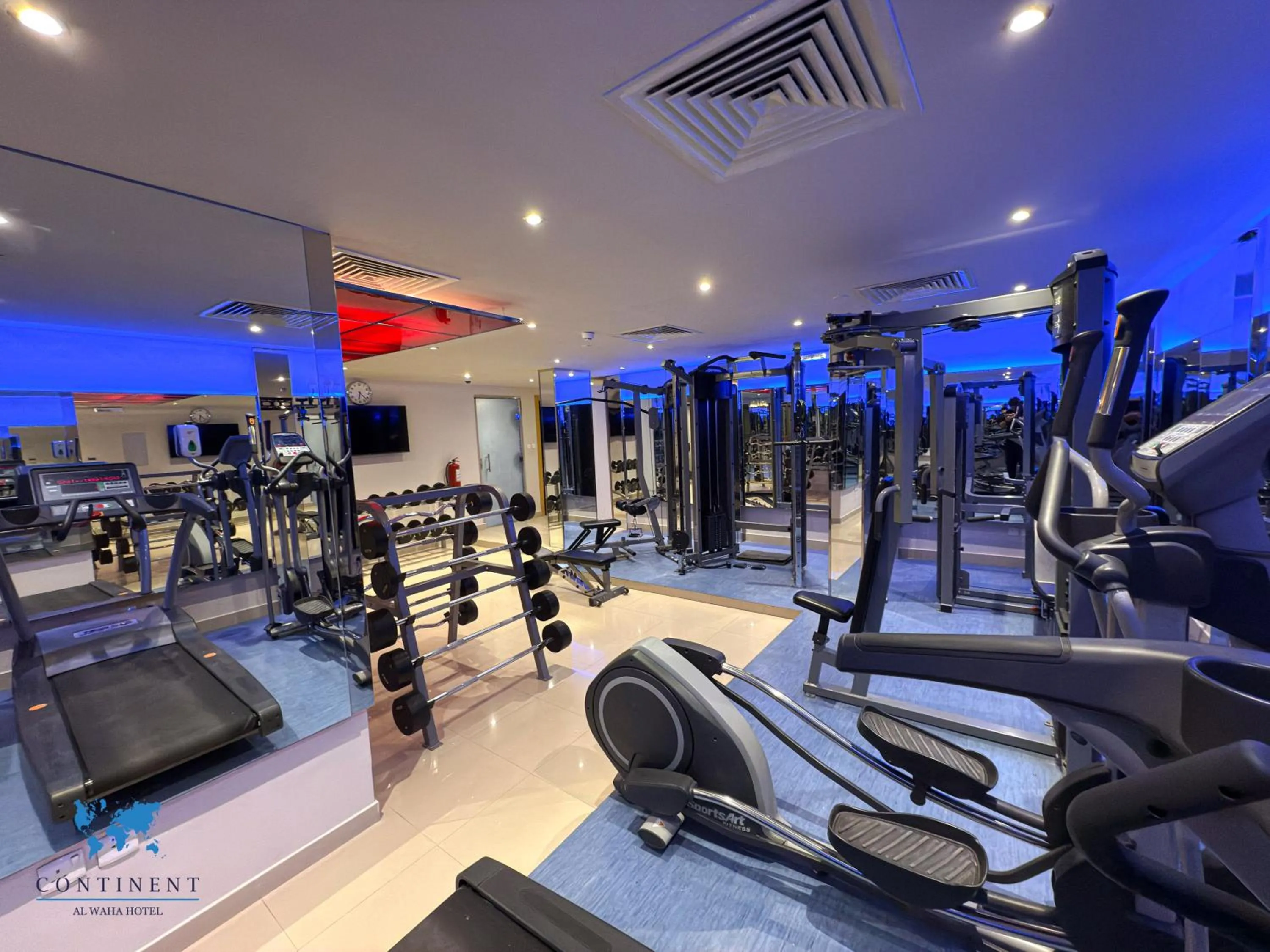 Fitness centre/facilities in Continent Al Waha Hotel Riyad