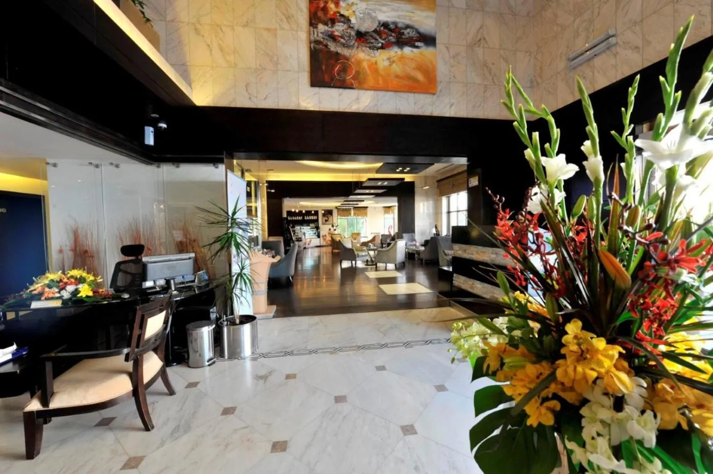 Seating area in Continent Al Waha Hotel Riyad