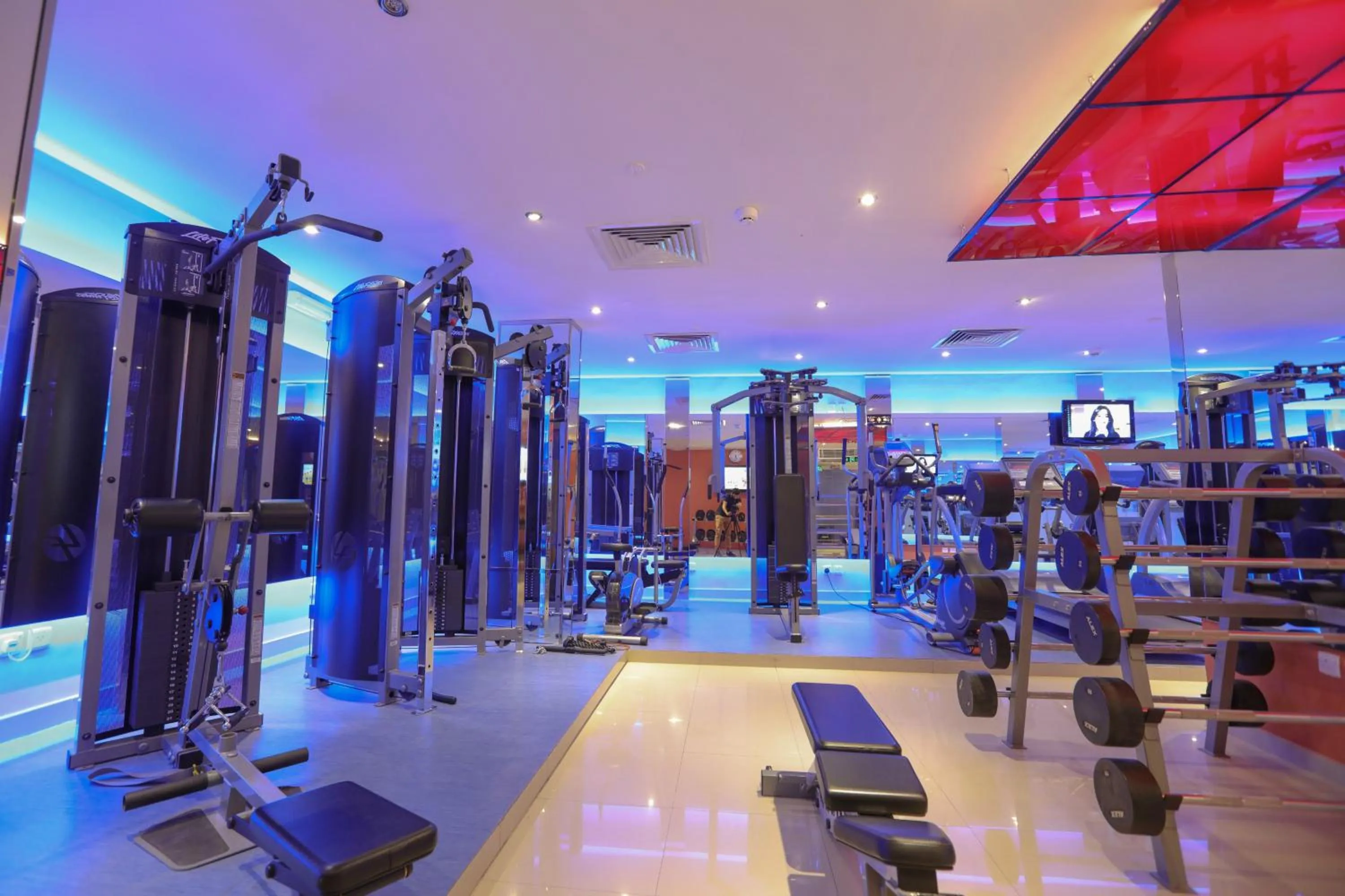Fitness centre/facilities in Continent Al Waha Hotel Riyad