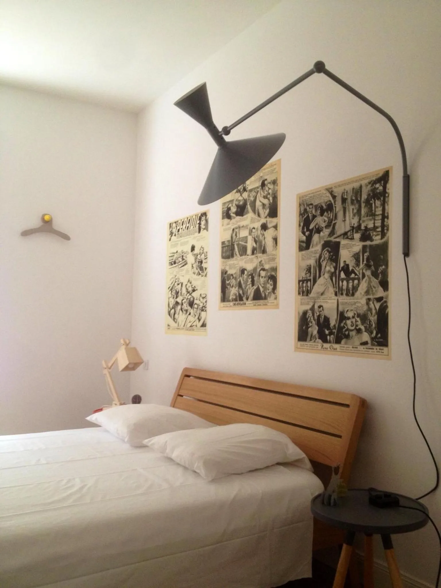 Decorative detail, Bed in Hôtel de la Pinède