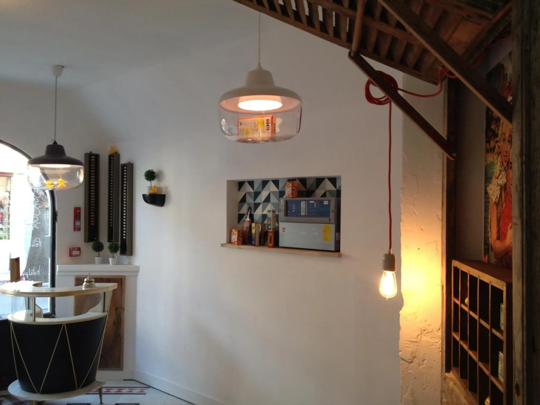 Decorative detail in Hôtel de la Pinède