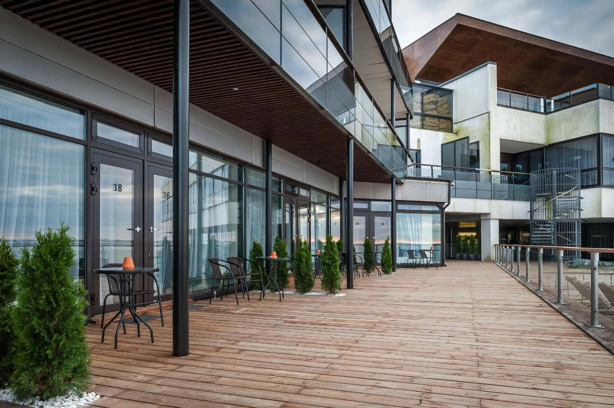 Balcony/Terrace in Pirita Beach Apartments & SPA