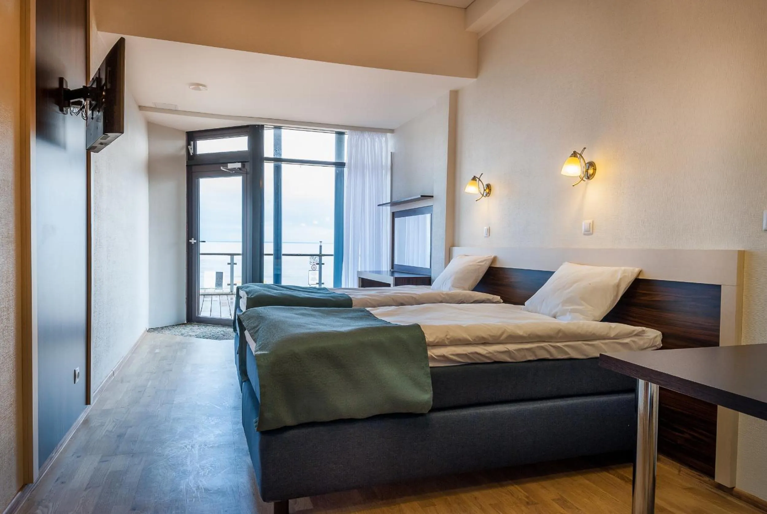 Bed in Pirita Beach Apartments & SPA