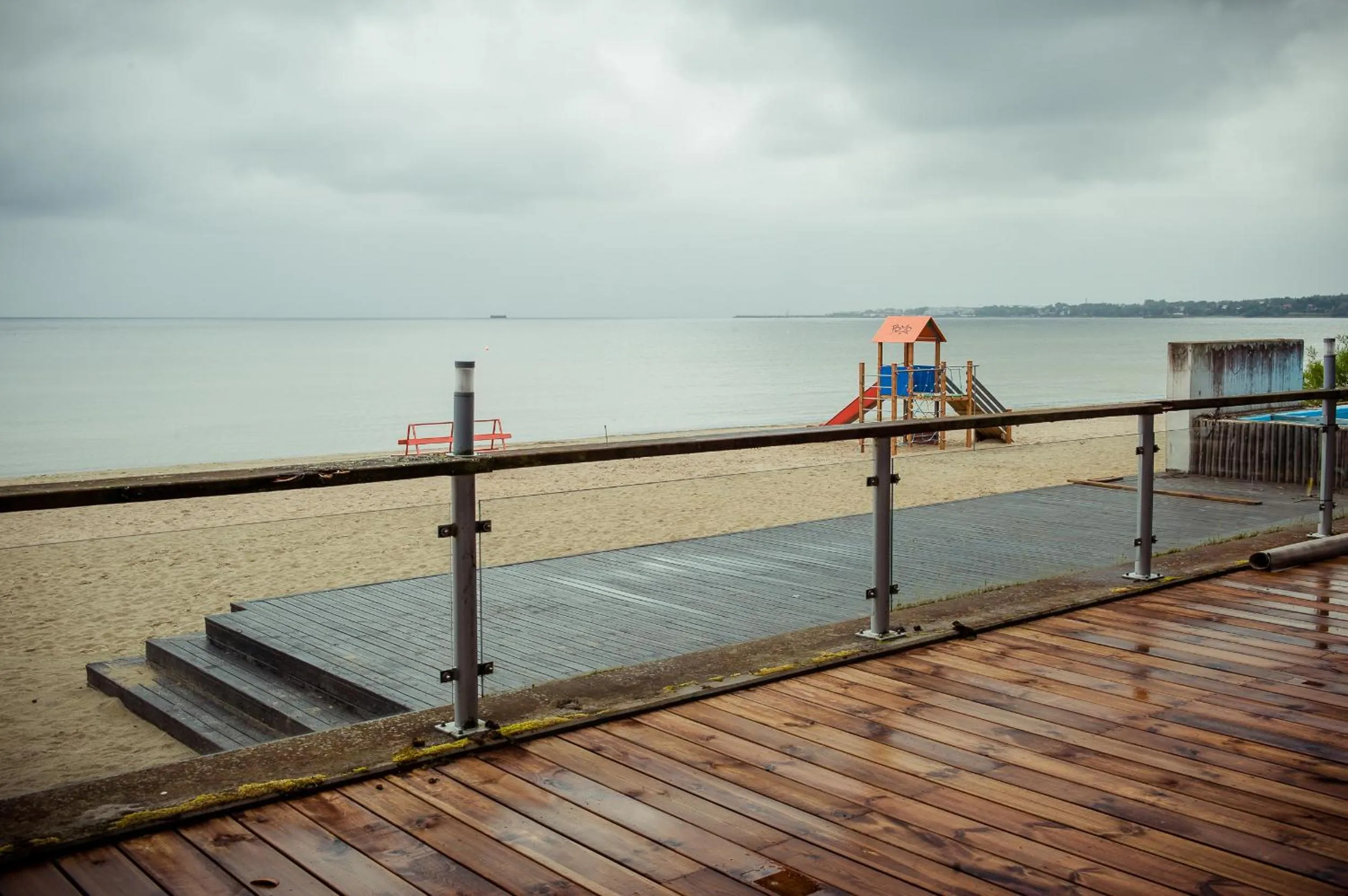 Balcony/Terrace in Pirita Beach Apartments & SPA