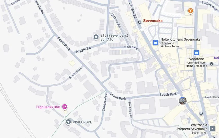 Location in High Banks studio