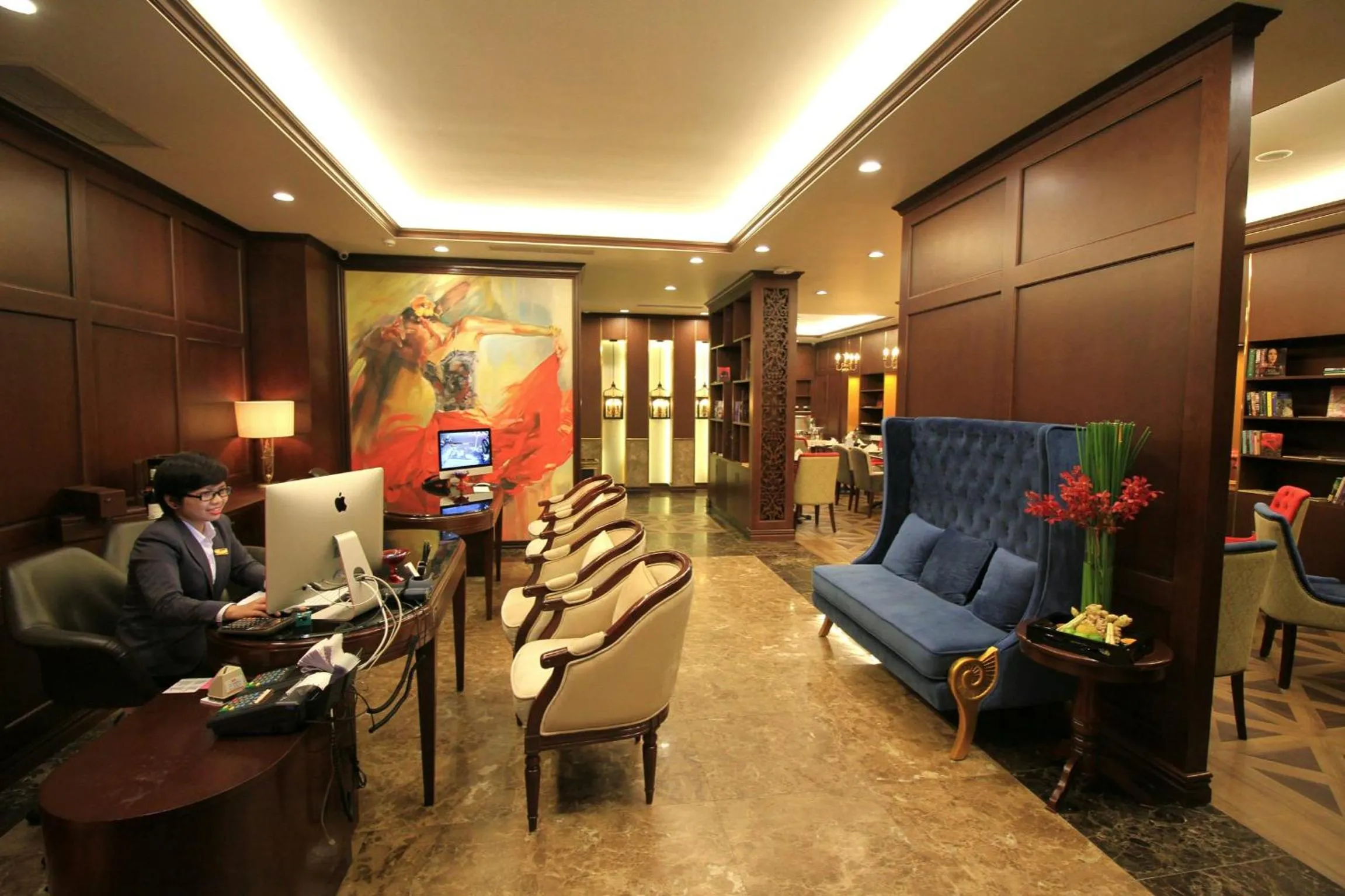Lobby or reception in The Scarlett Boutique Hotel