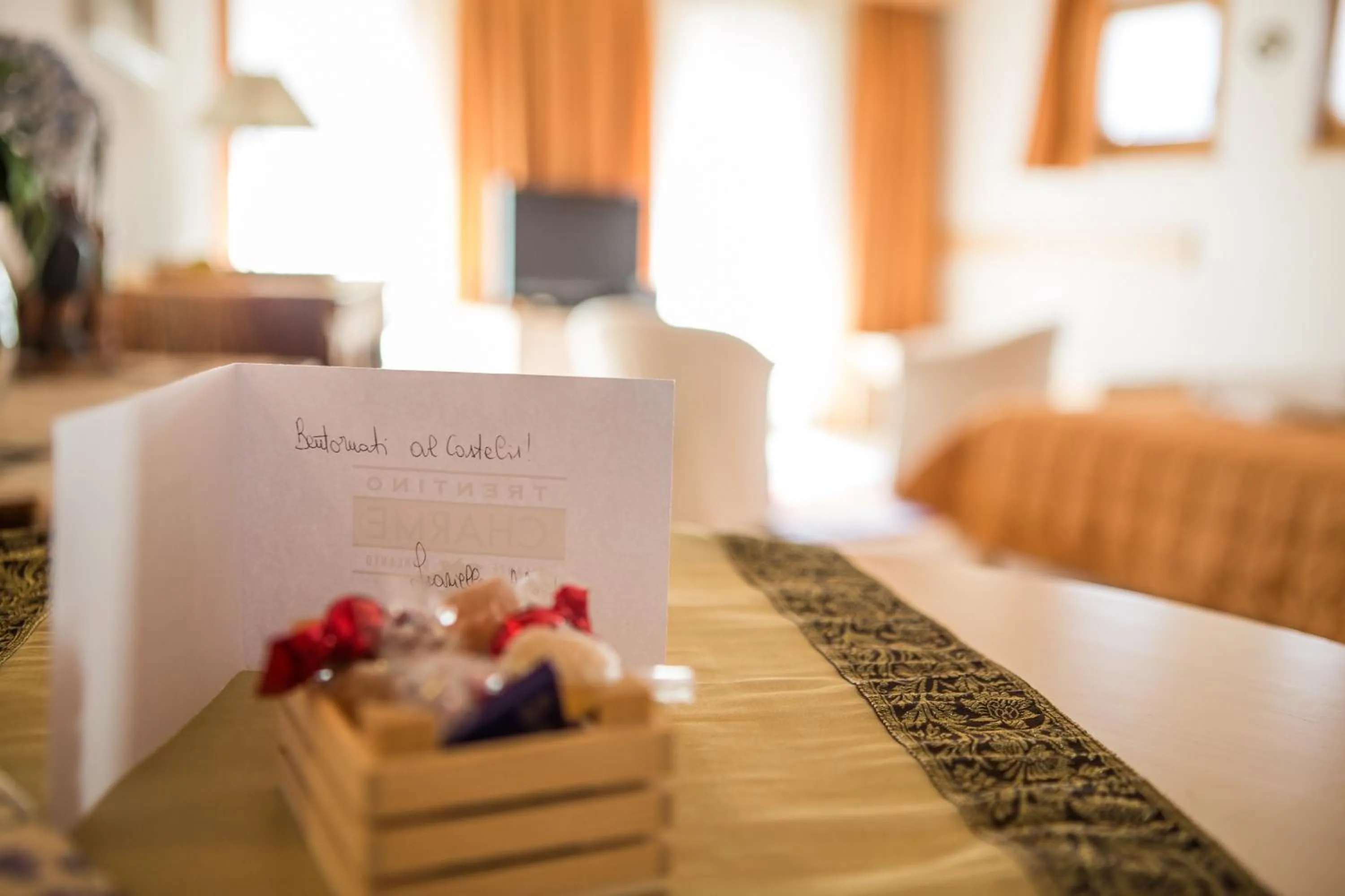 Decorative detail, Bed in Castelir Suite Hotel