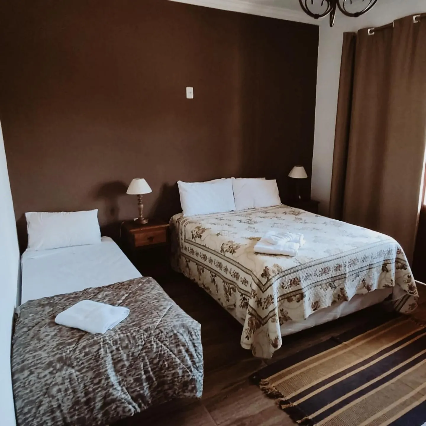 Bed in pousada canarinho