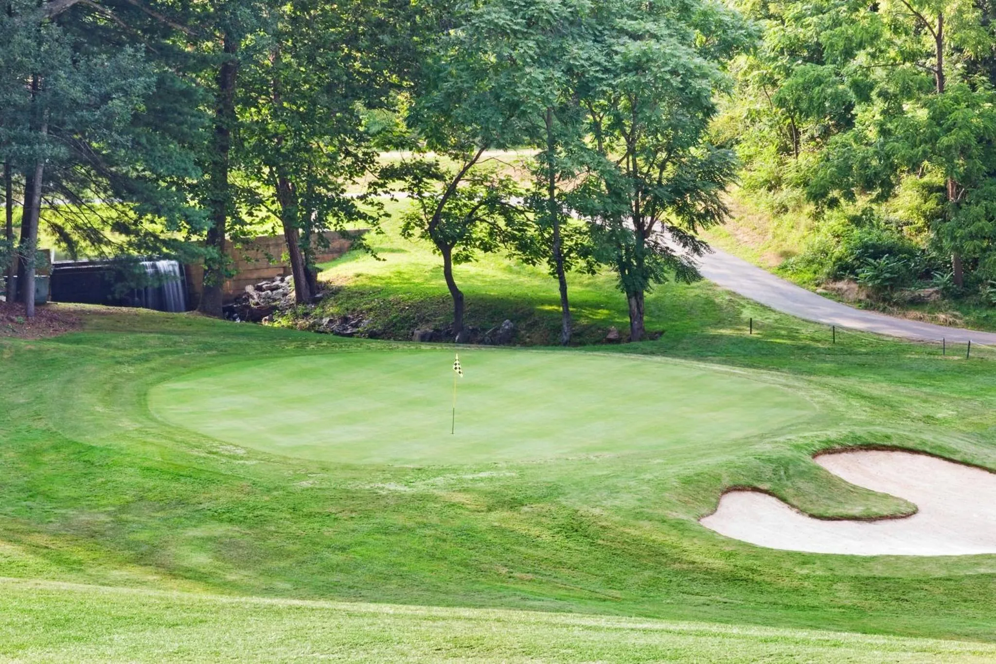 Golfcourse in Crowne Plaza Resort Asheville by IHG