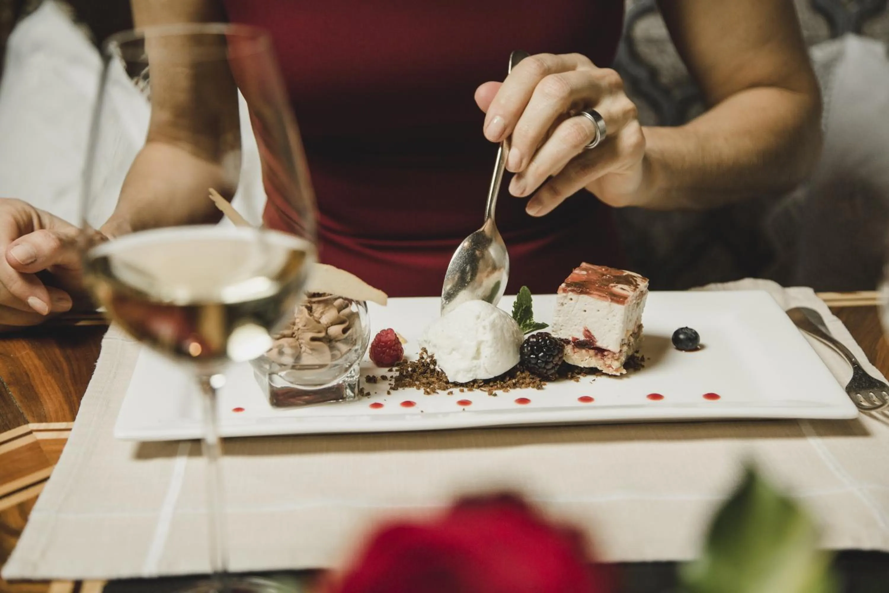 Restaurant/places to eat in Hotel Schwarzer Adler - Sport & Spa