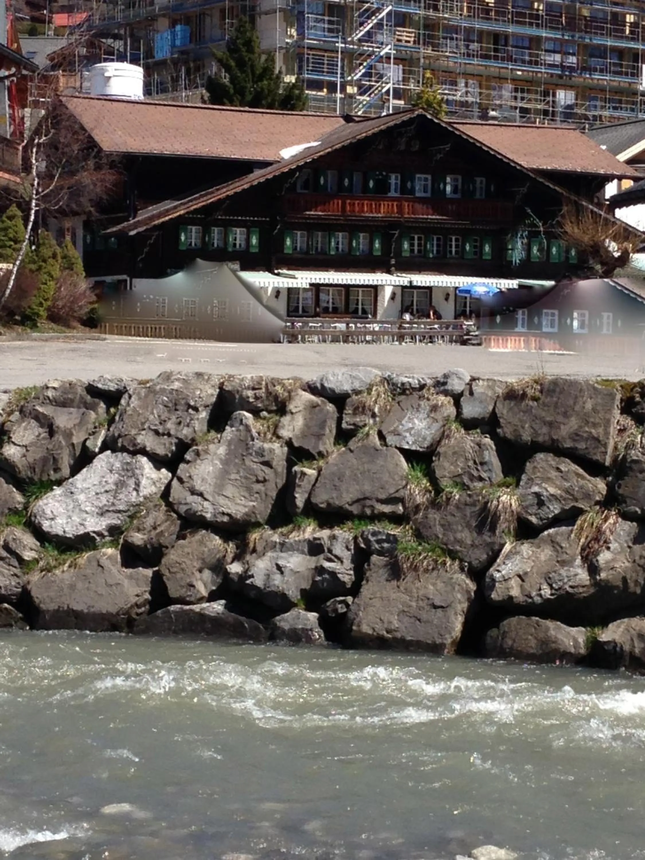 River view in Auberge de la poste