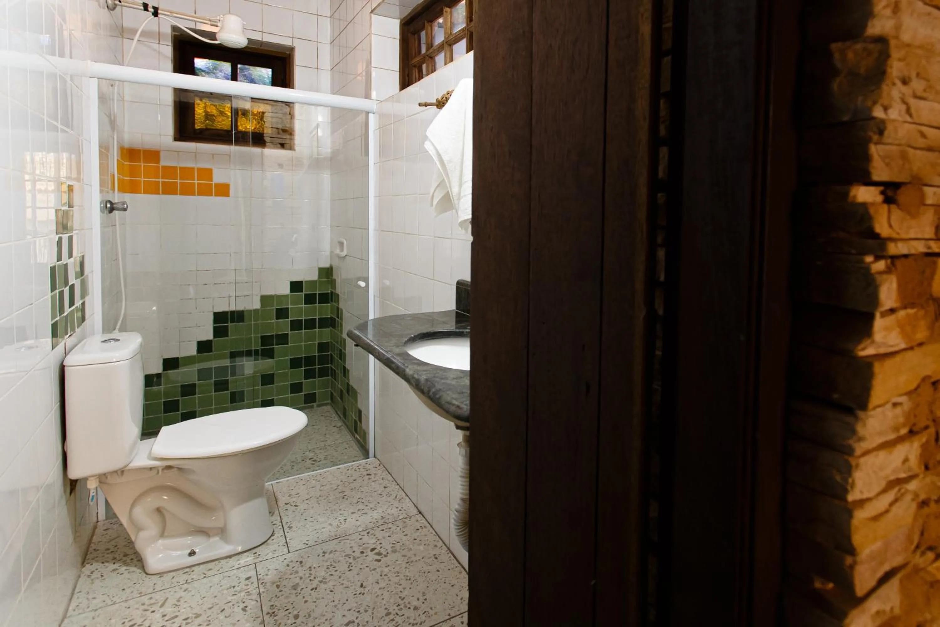 Bathroom in Chalé de Pedra - Hospedaria