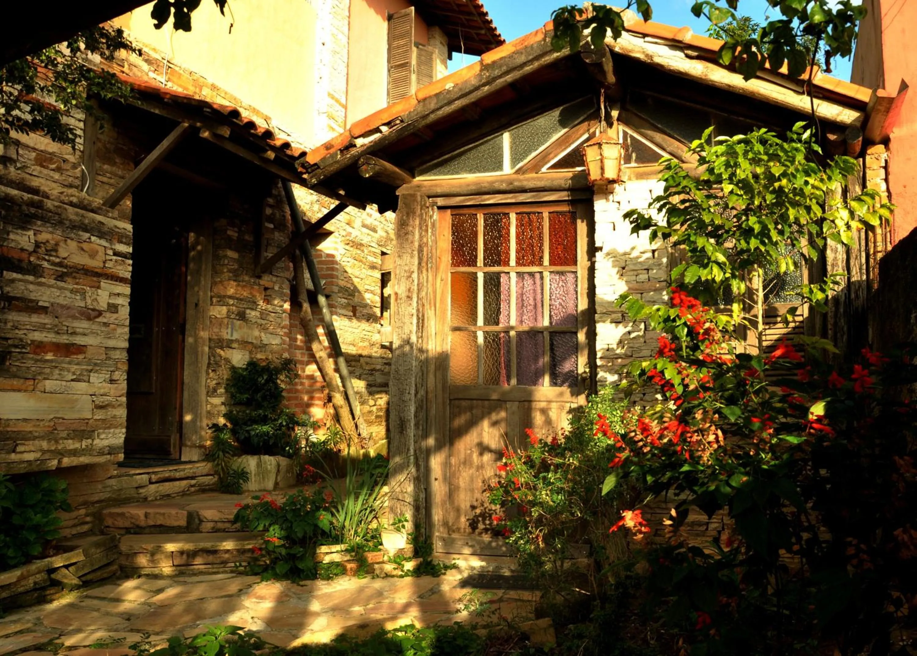 Garden in Chalé de Pedra - Hospedaria