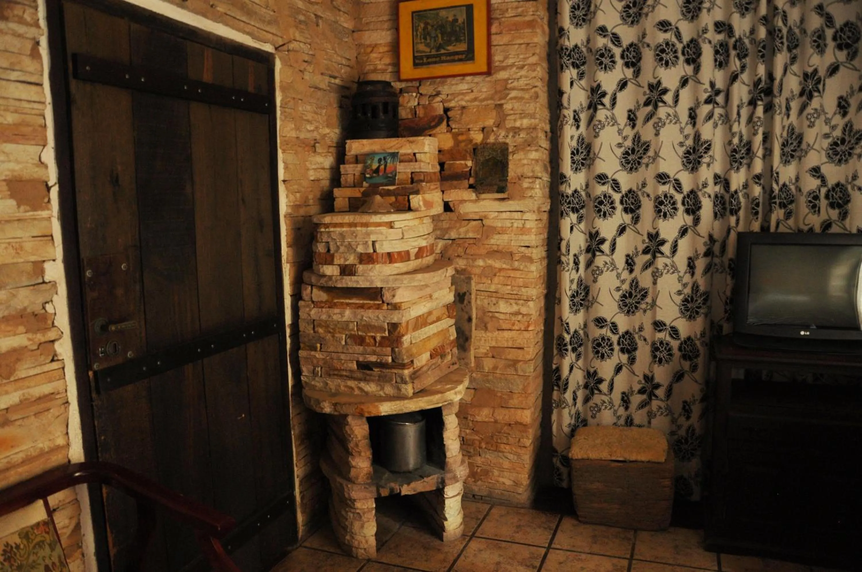 Decorative detail in Chalé de Pedra - Hospedaria