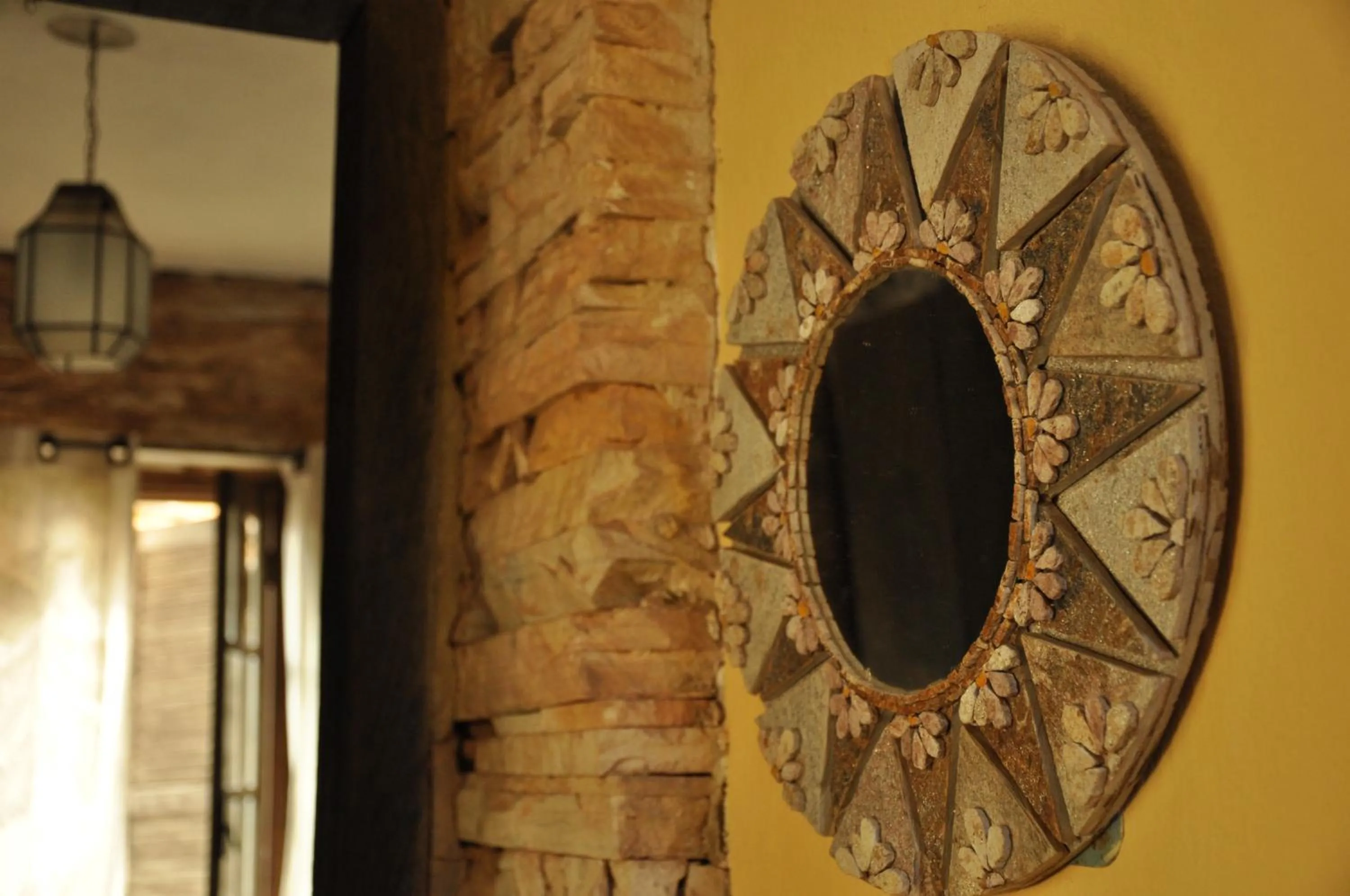 Decorative detail in Chalé de Pedra - Hospedaria