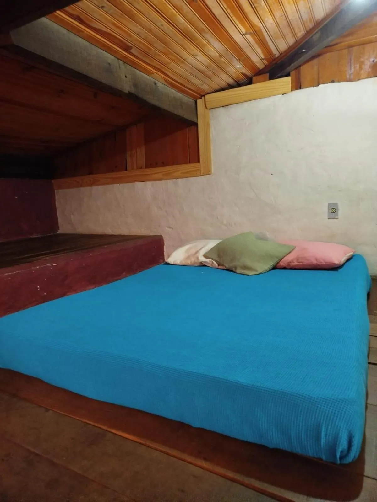Bed in Chalé de Pedra - Hospedaria