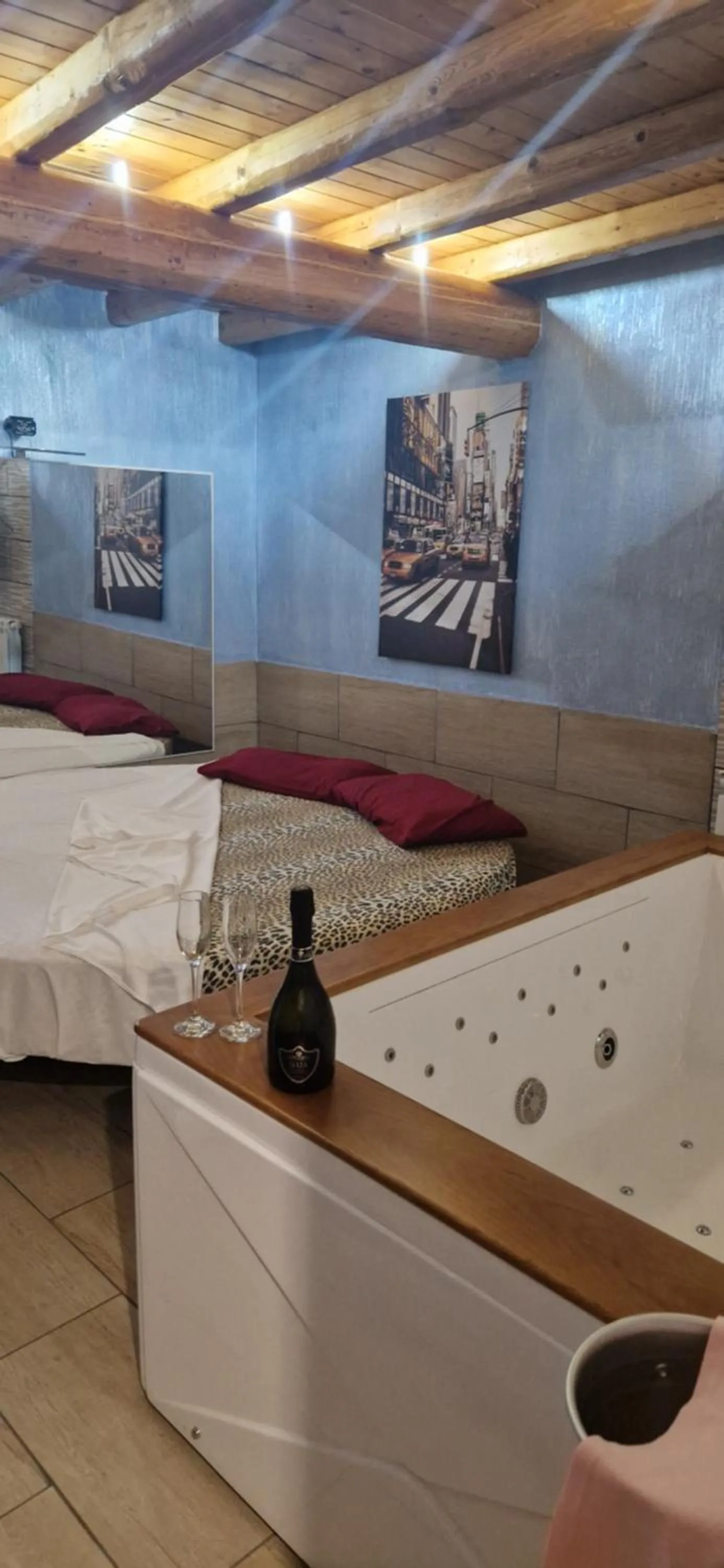 Bed in B&B Mongibello