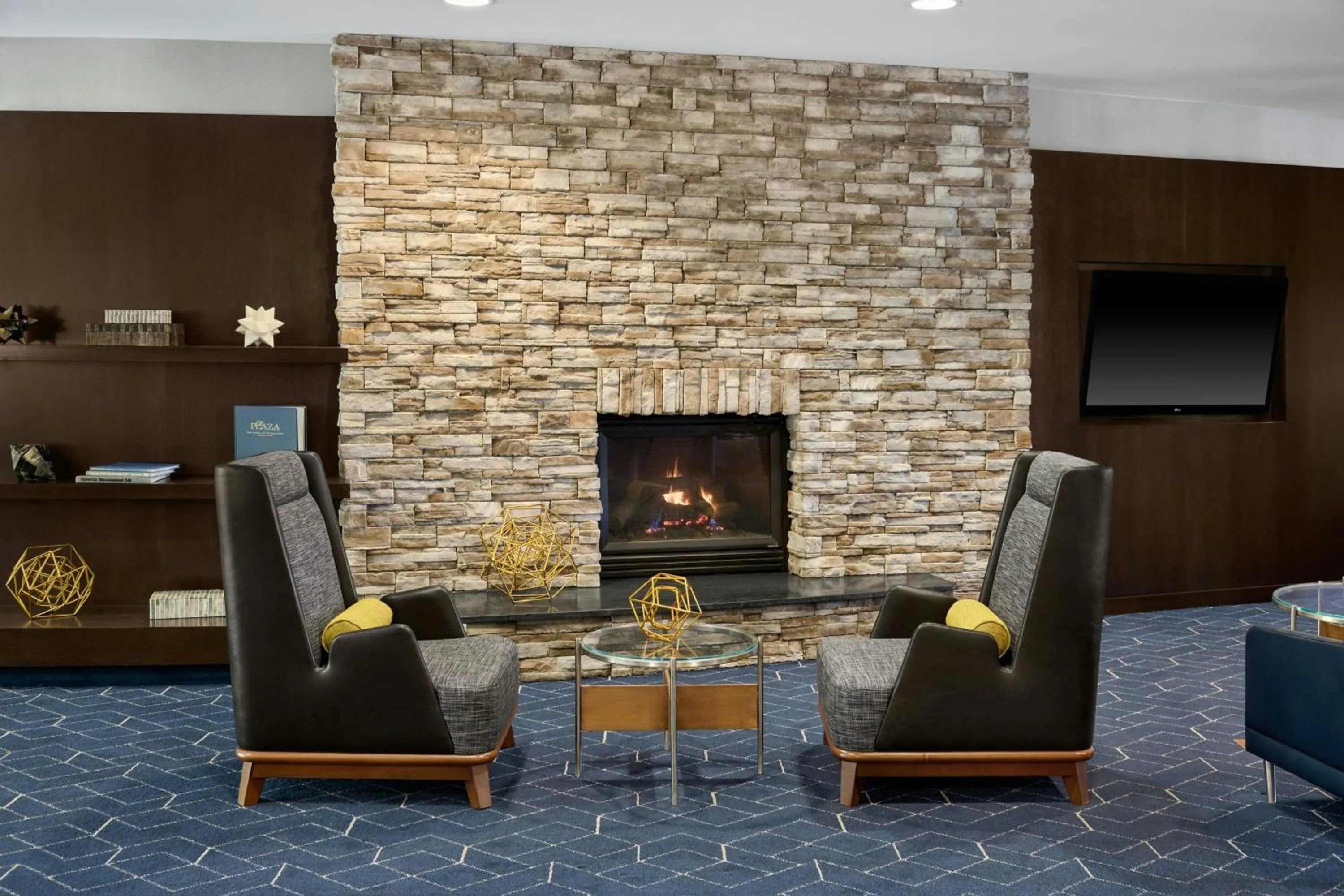 Lobby or reception in Courtyard by Marriott Kansas City Shawnee